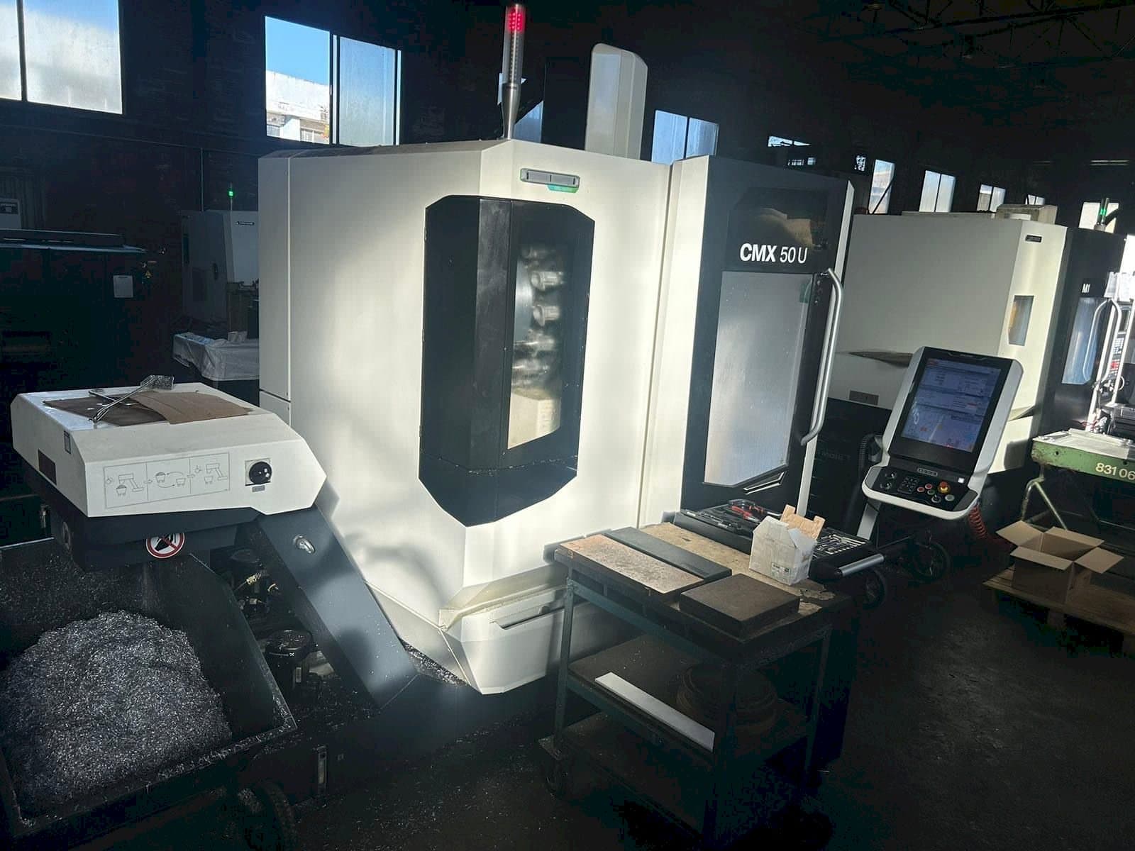 Front view of DMG MORI CMX 50 U machine