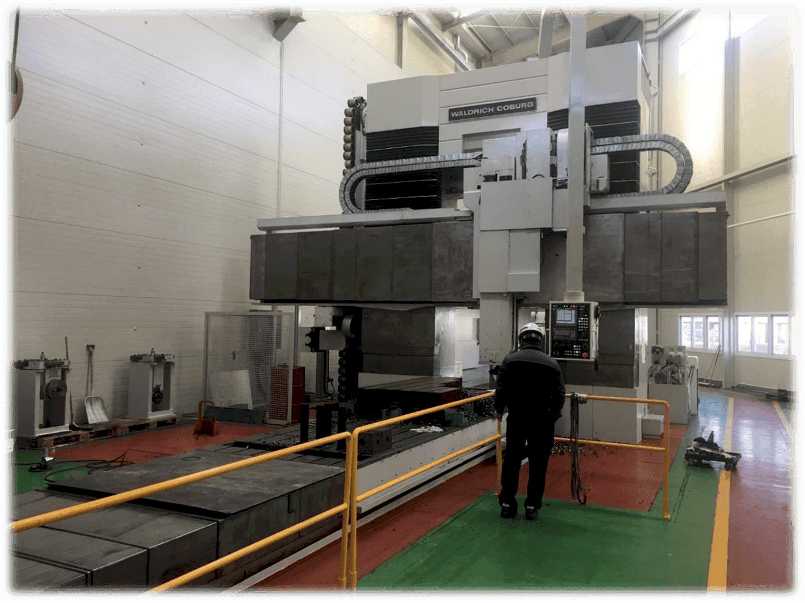 Front view of WALDRICH COBURG 14-10FP150NC machine