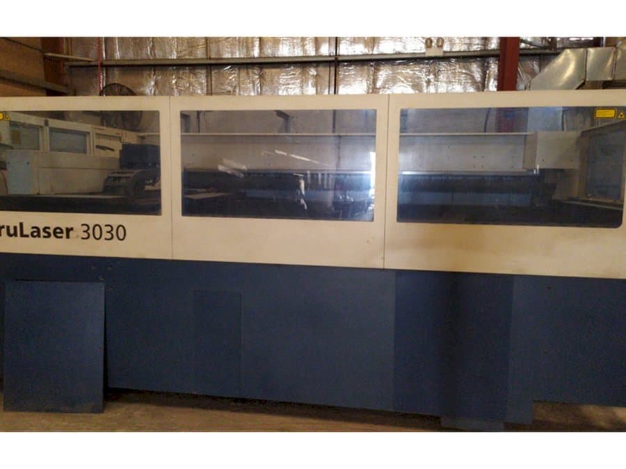 Front view of Trumpf TruLaser 3030 machine