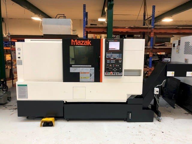 Front view of Mazak Quick Turn Smart 200 machine
