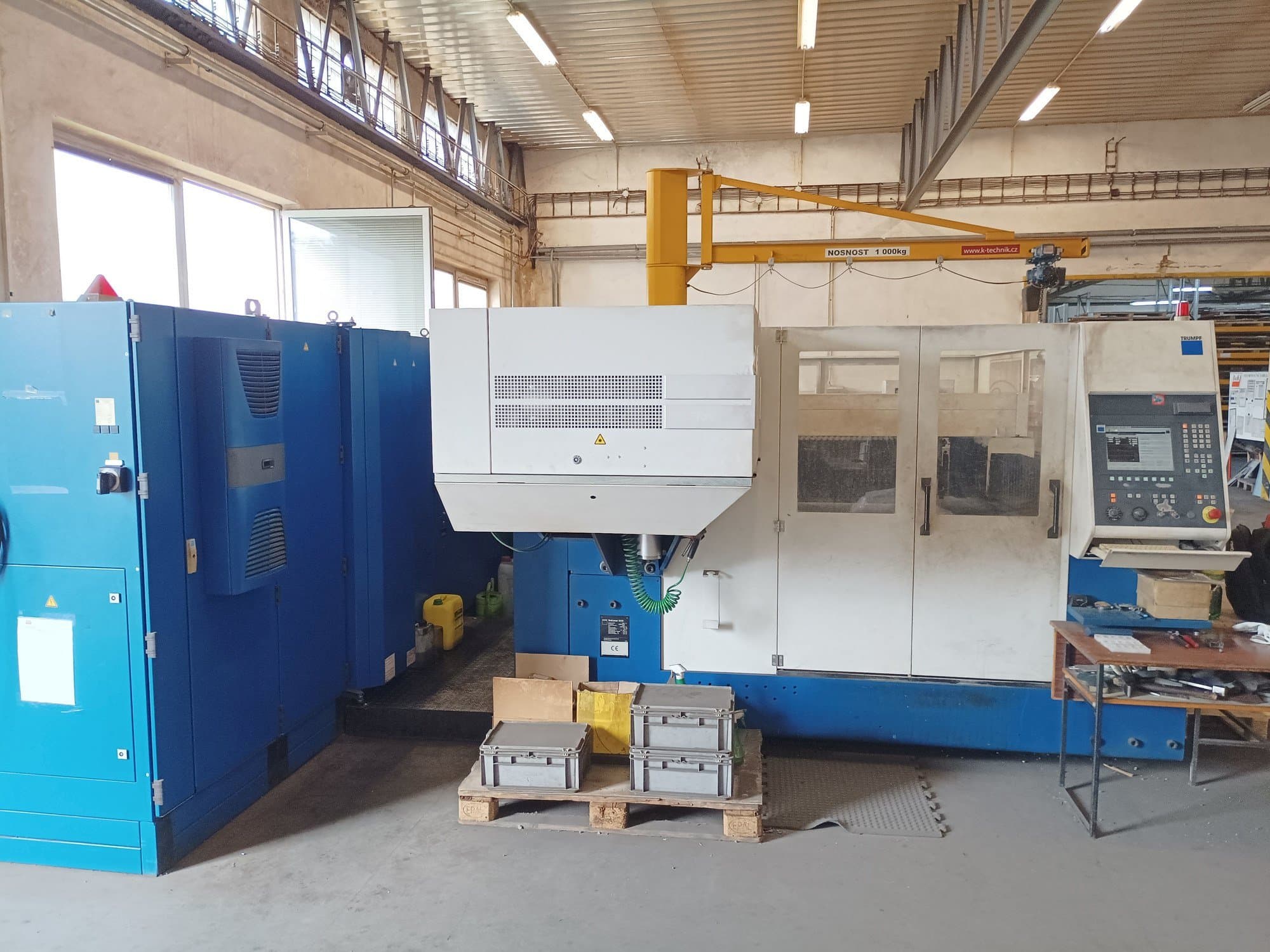 Front view of TRUMPF Trulaser 3030 machine
