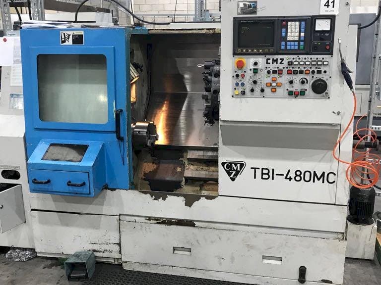 Front view of CMZ TBI-480 machine
