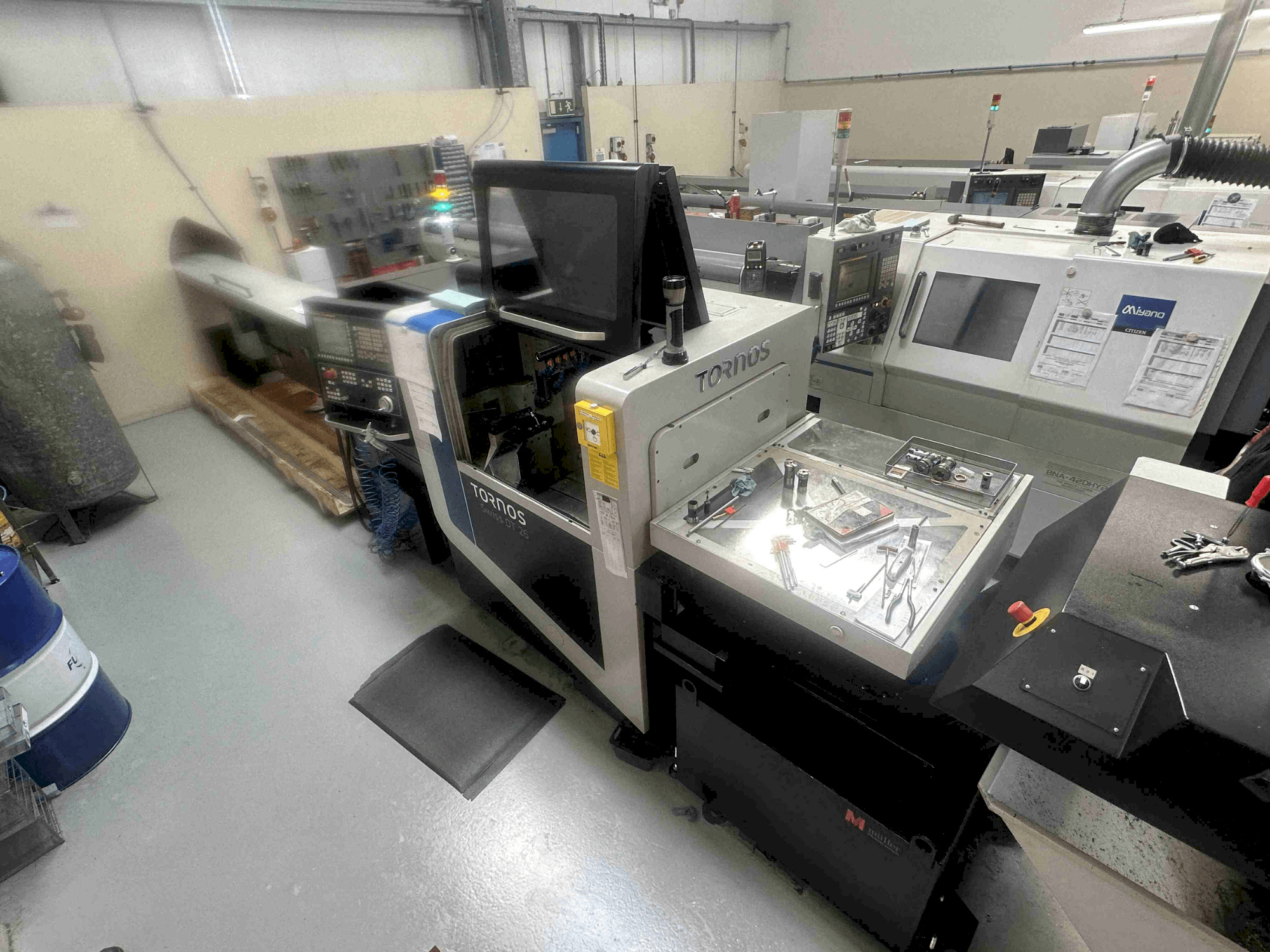 Front view of STAR MICRONICS Swiss DT26  machine