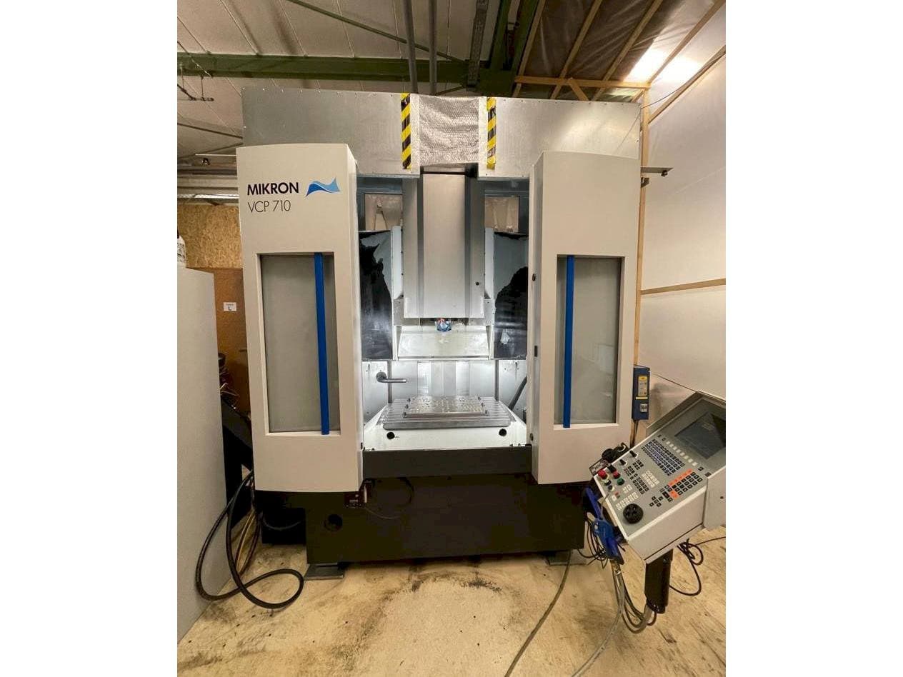 Front view of MIKRON VCP 710 machine