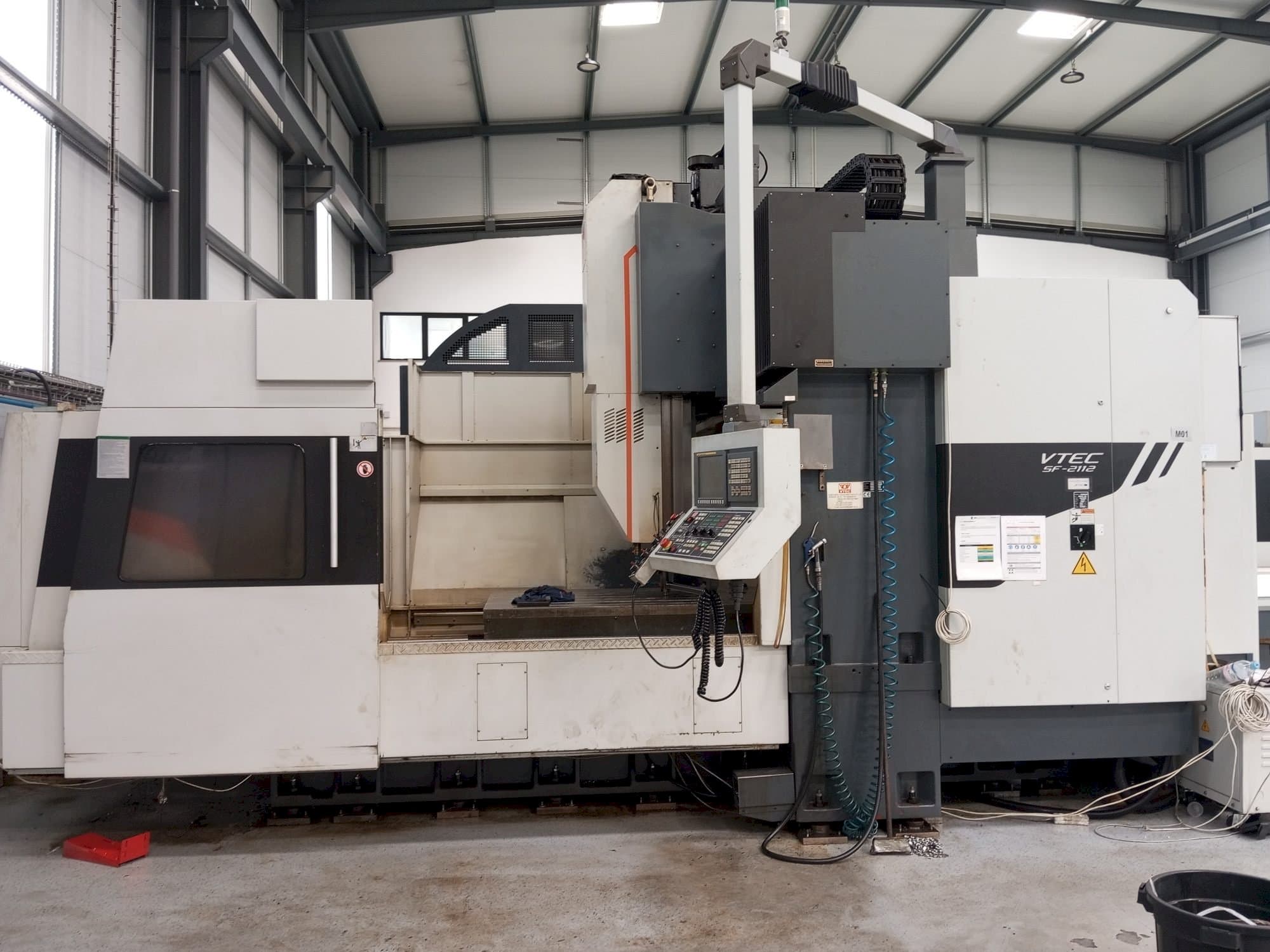 Front view of Vision Wide VTEC SF-2112 machine