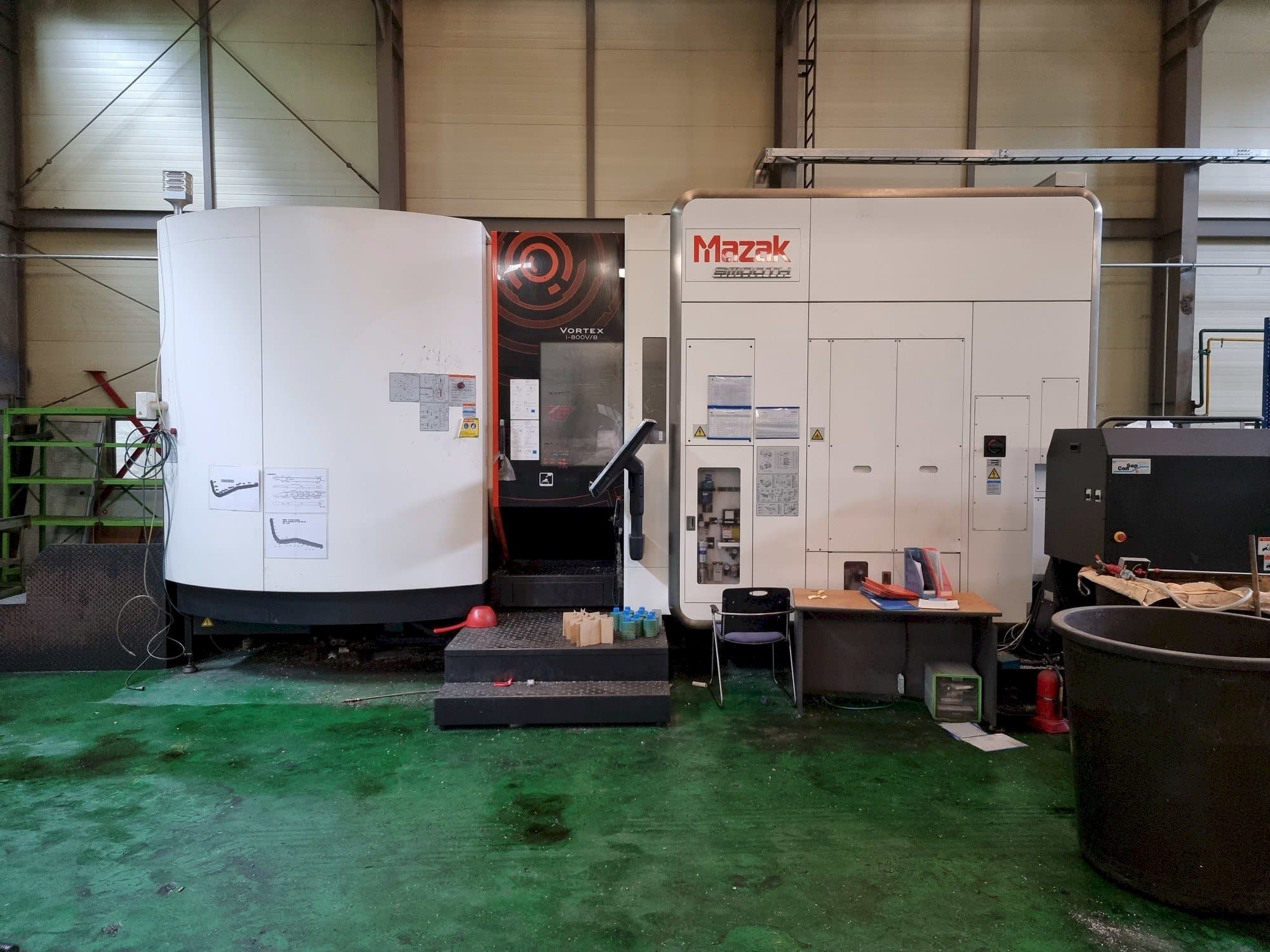 Front view of Mazak VORTEX i-800V/8 machine