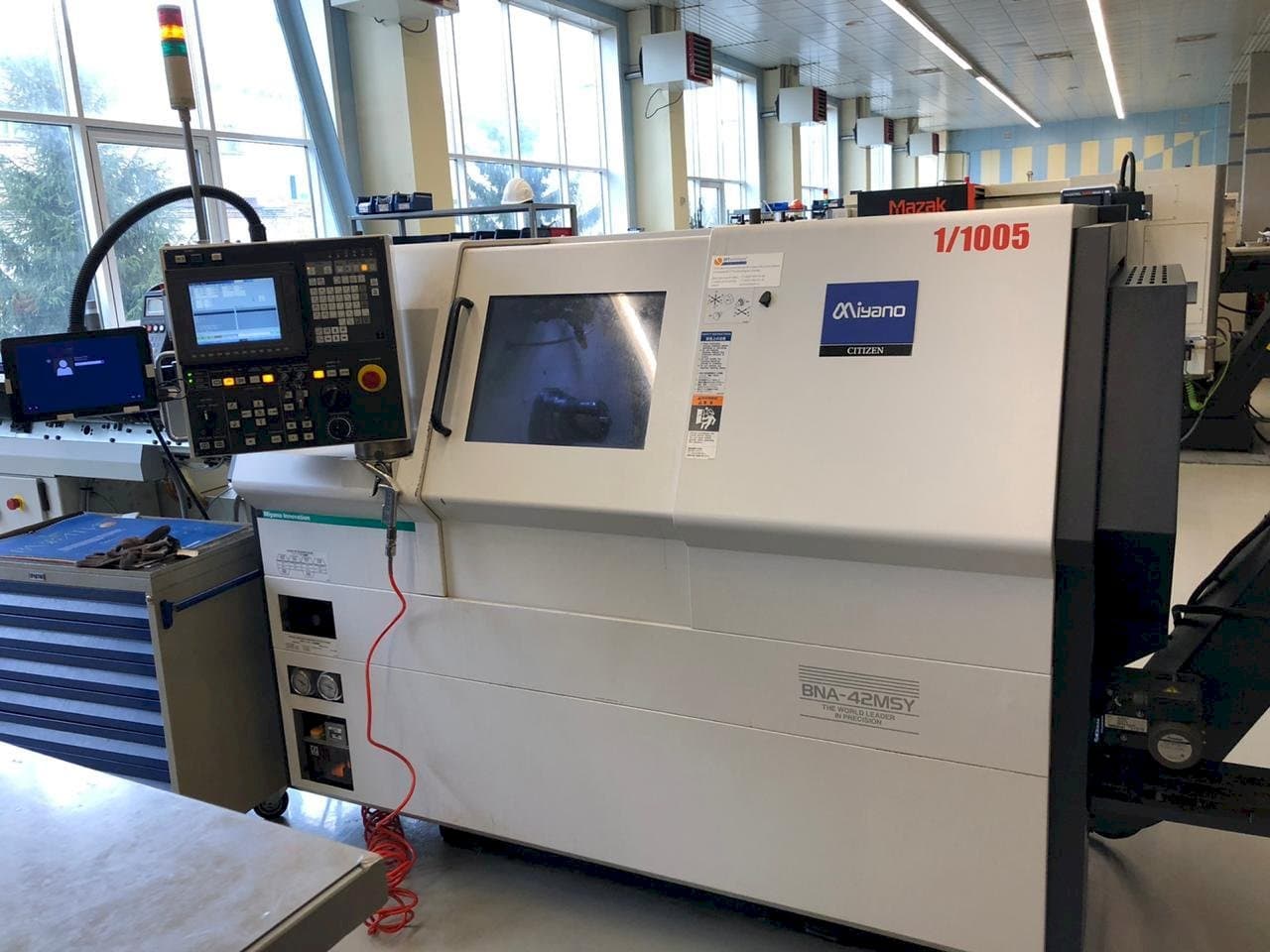 Front view of Miyano BNA-42MSY machine
