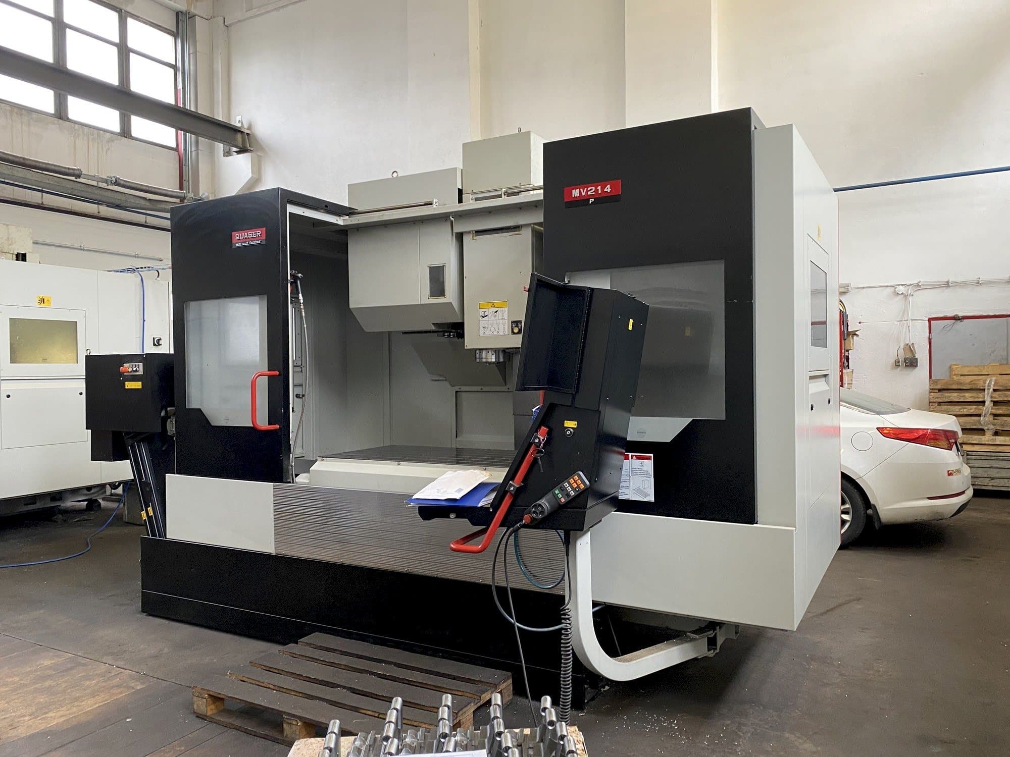 Front view of Quaser MV214P/12B machine