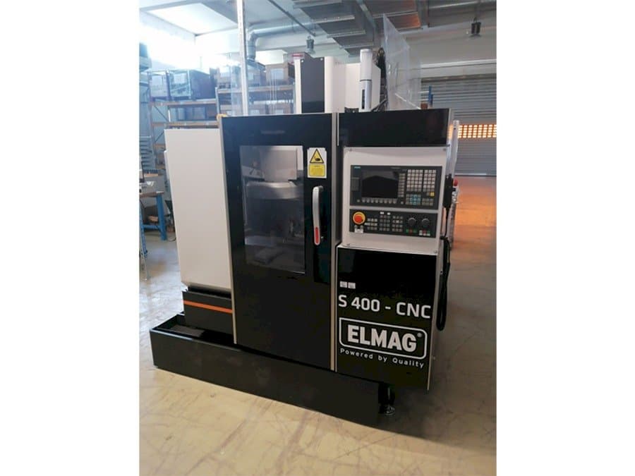 Front view of ELMAG S 400 CNC machine