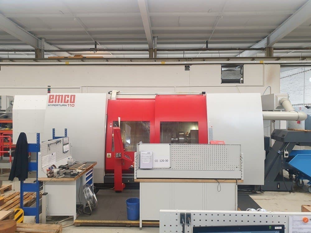 Front view of EMCO Hyperturn 110 machine
