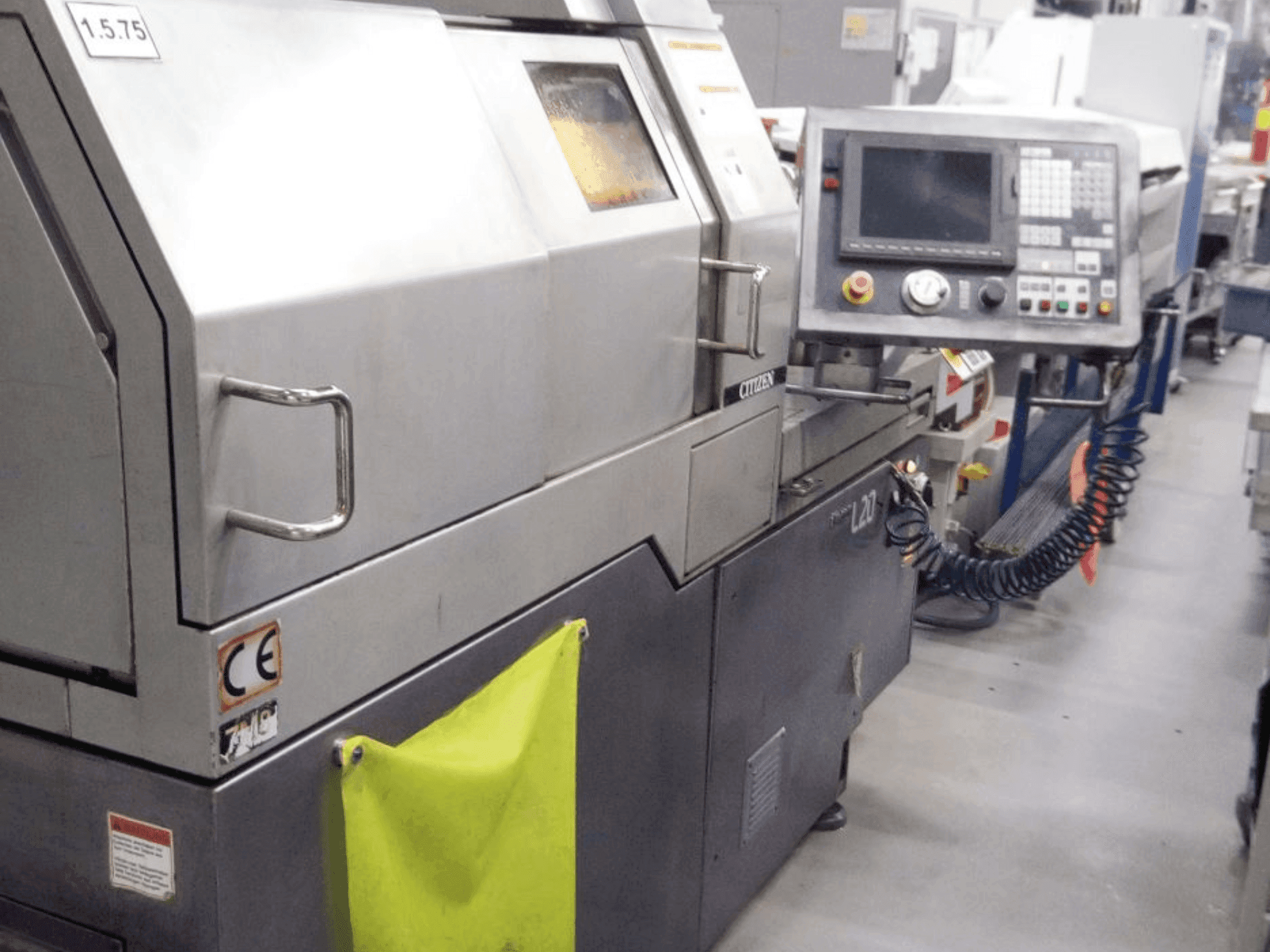 Front view of Citizen L720-Vlll machine