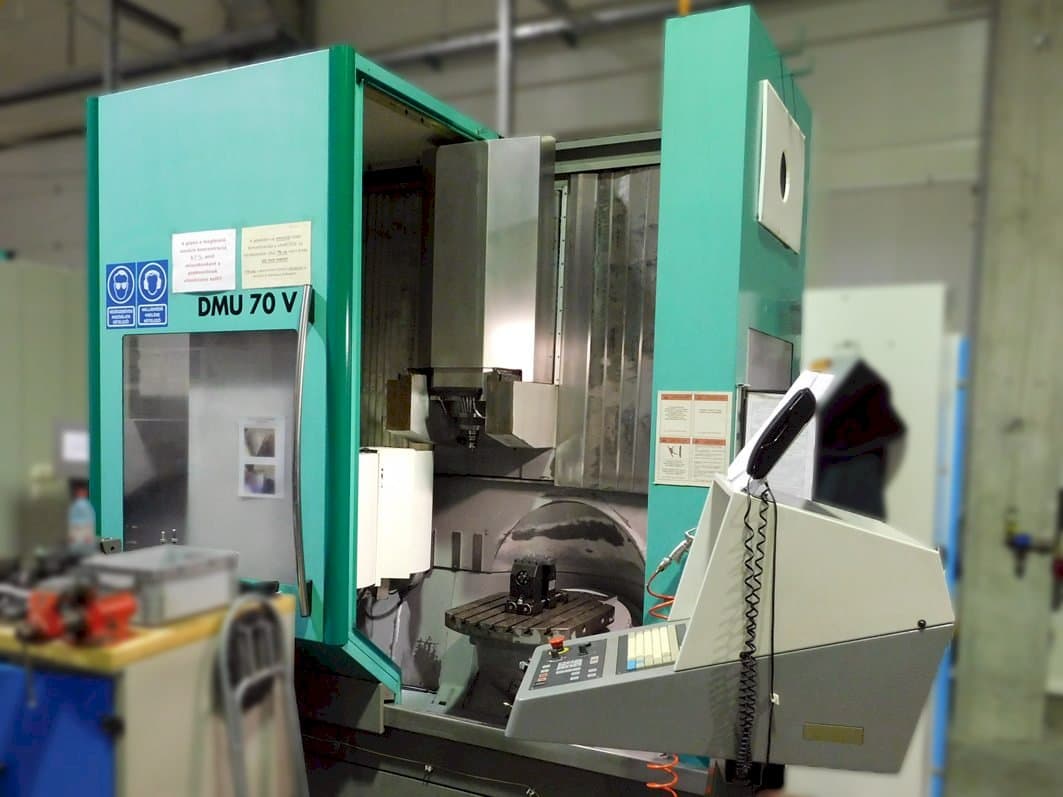 Front view of DMG DMU 70 V  machine