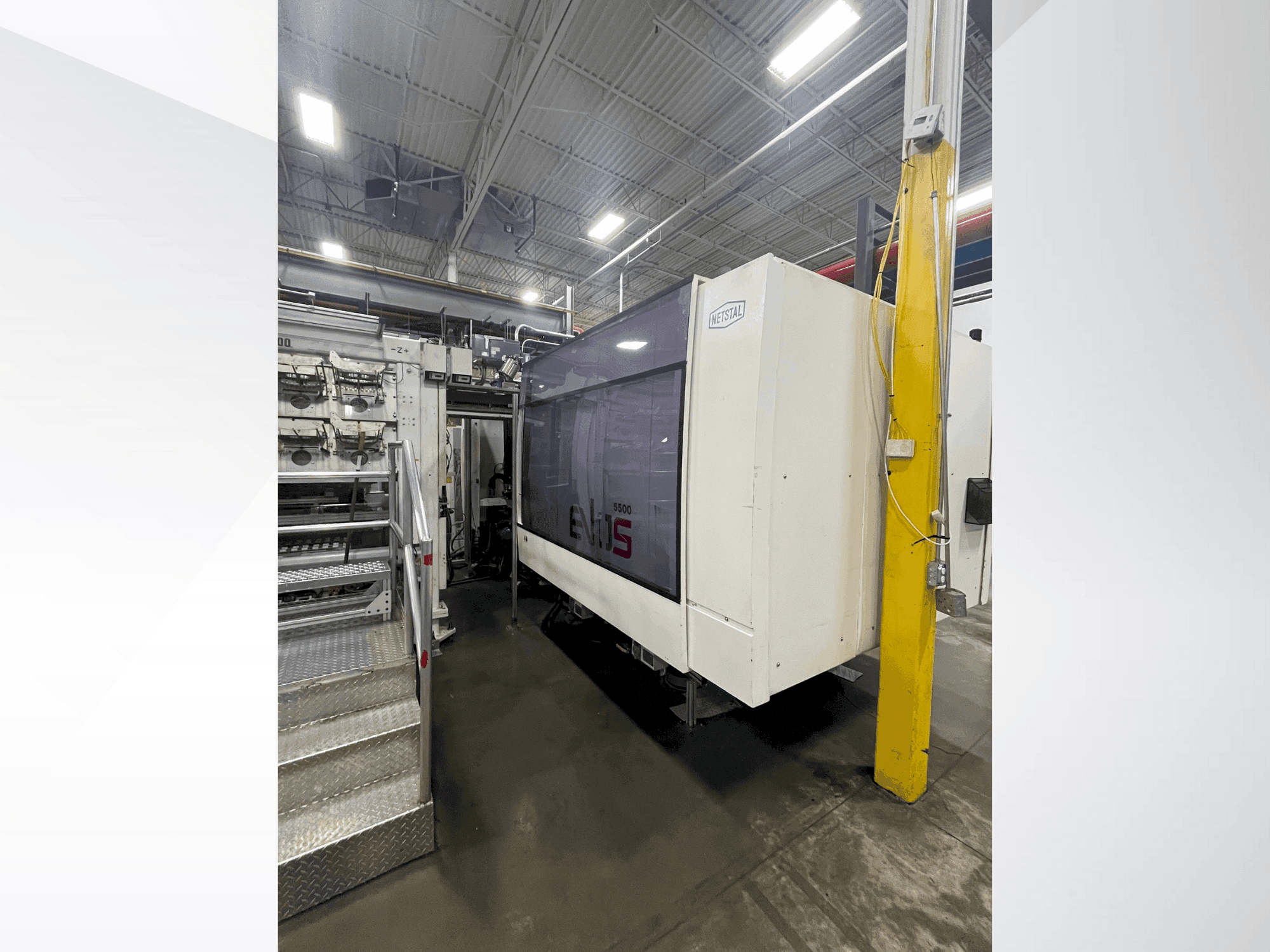 Front view of Netstal EVOS 5500-2900 Speed  machine