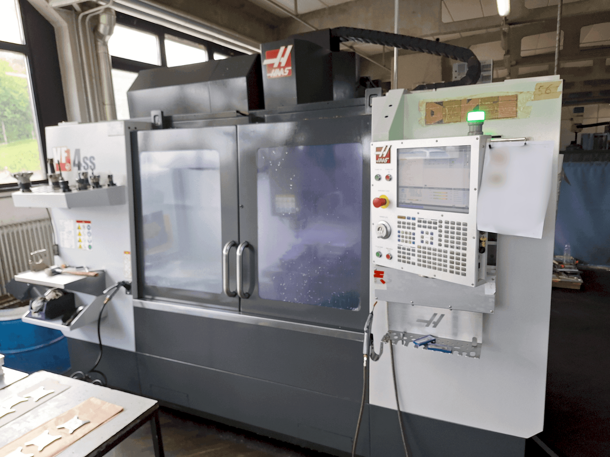 Front view of HAAS VF-4SS  machine