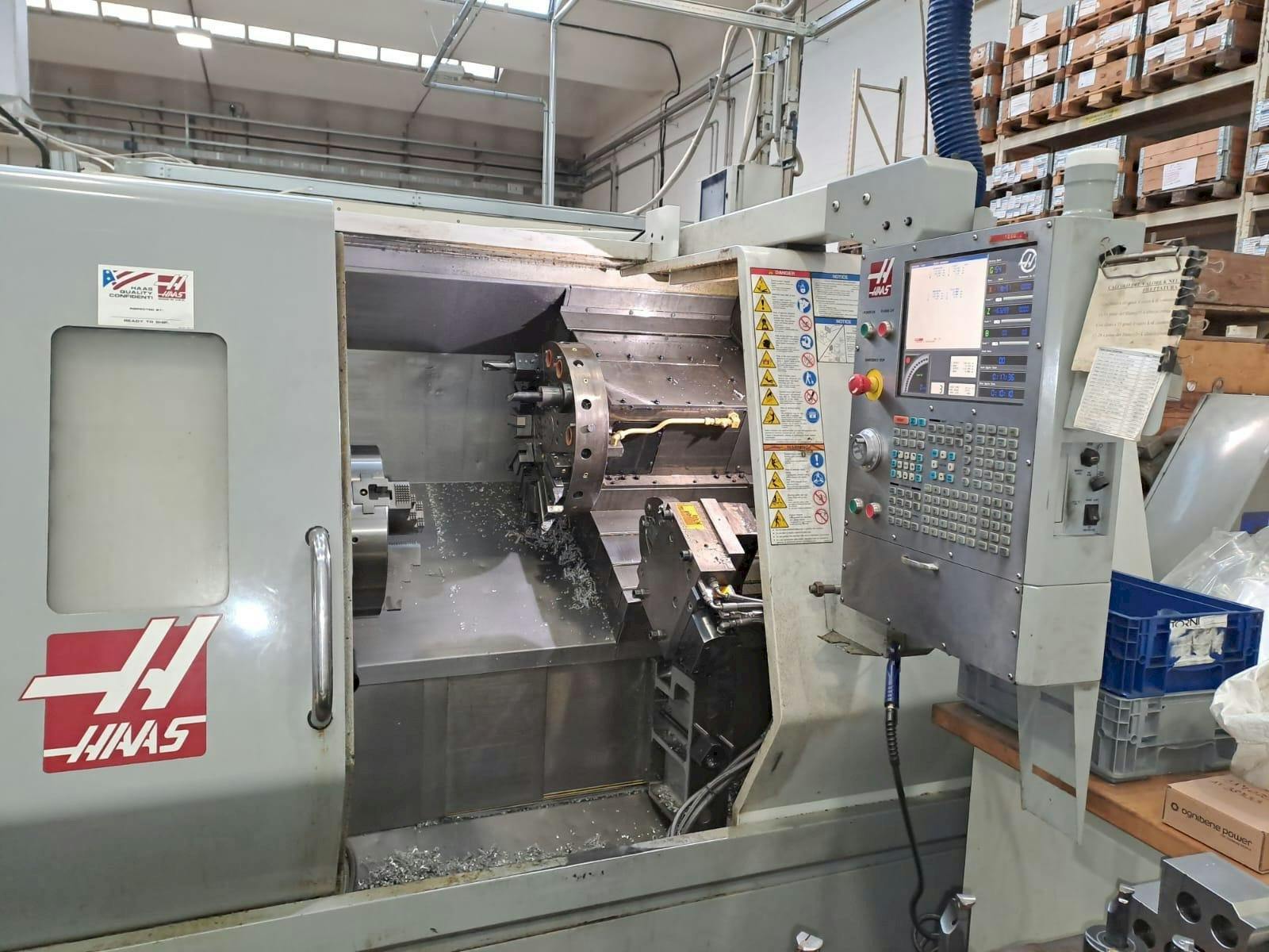 Front view of HAAS SL30  machine