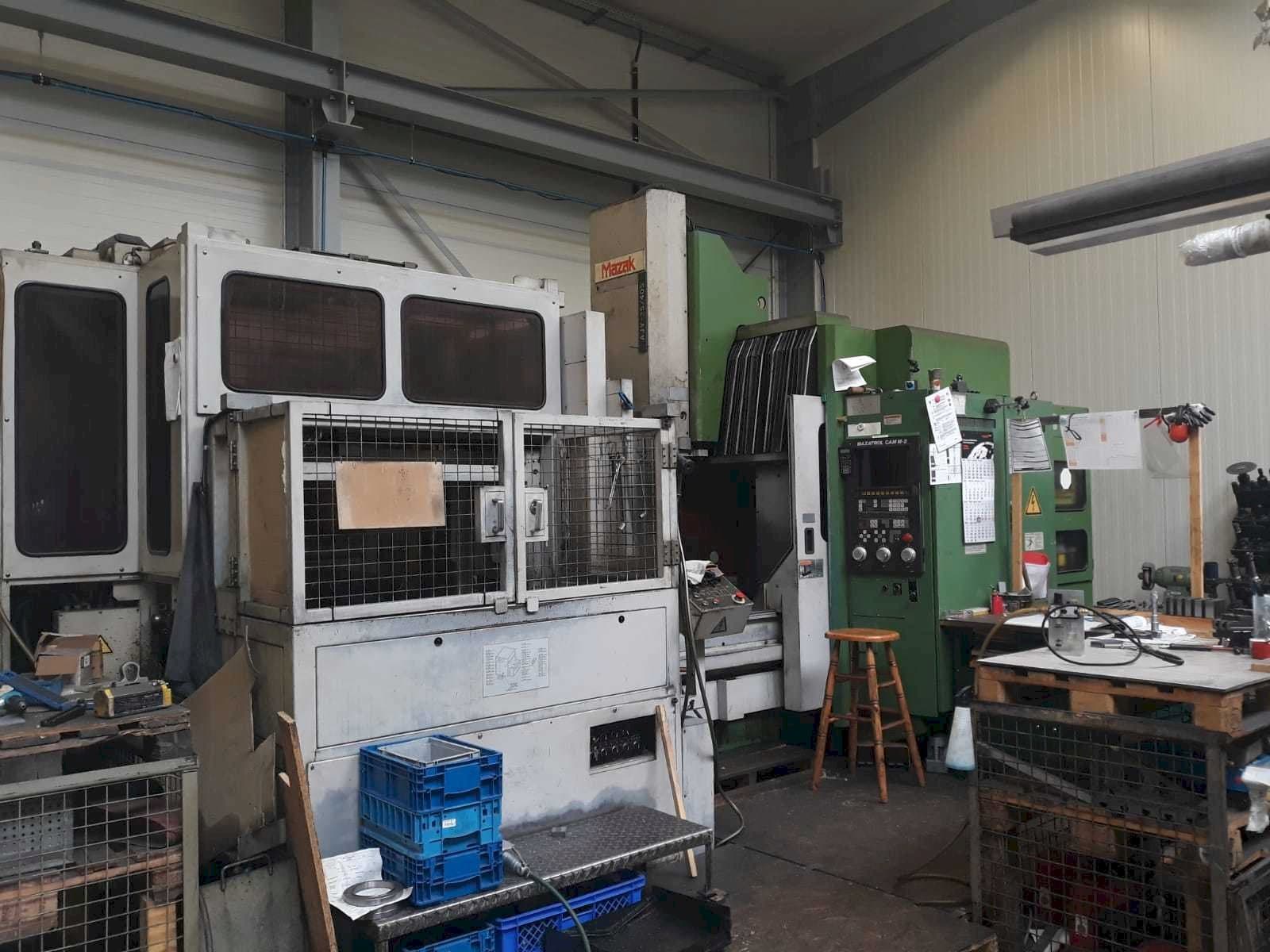 Front view of Mazak AJV 25/405  machine
