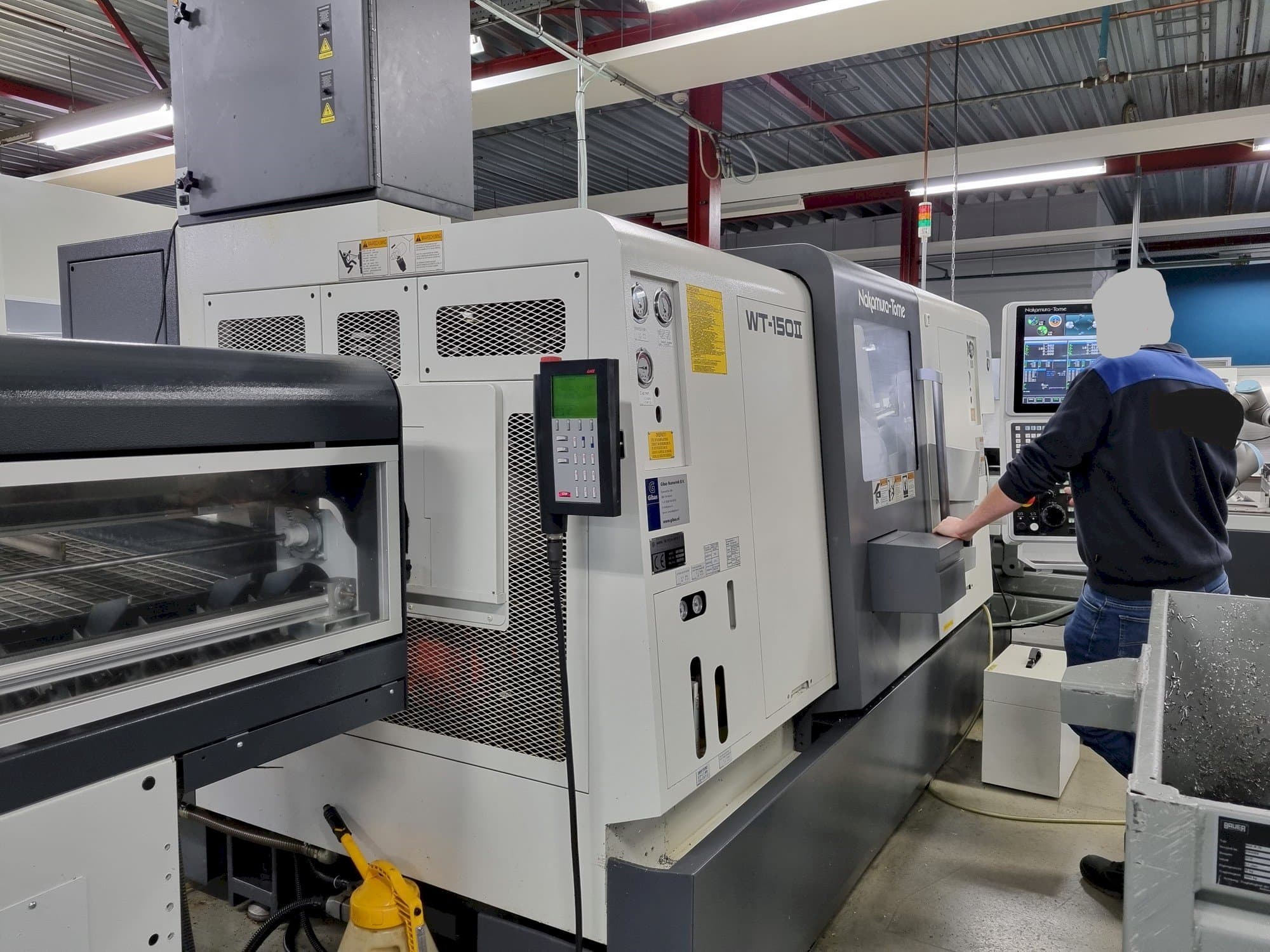 Front view of NAKAMURA-TOME WT-150II machine