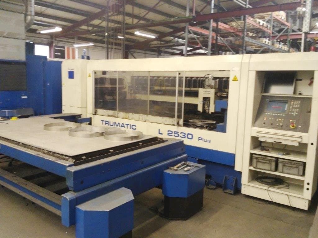 Front view of Trumpf TRUMATIC L 2530 machine