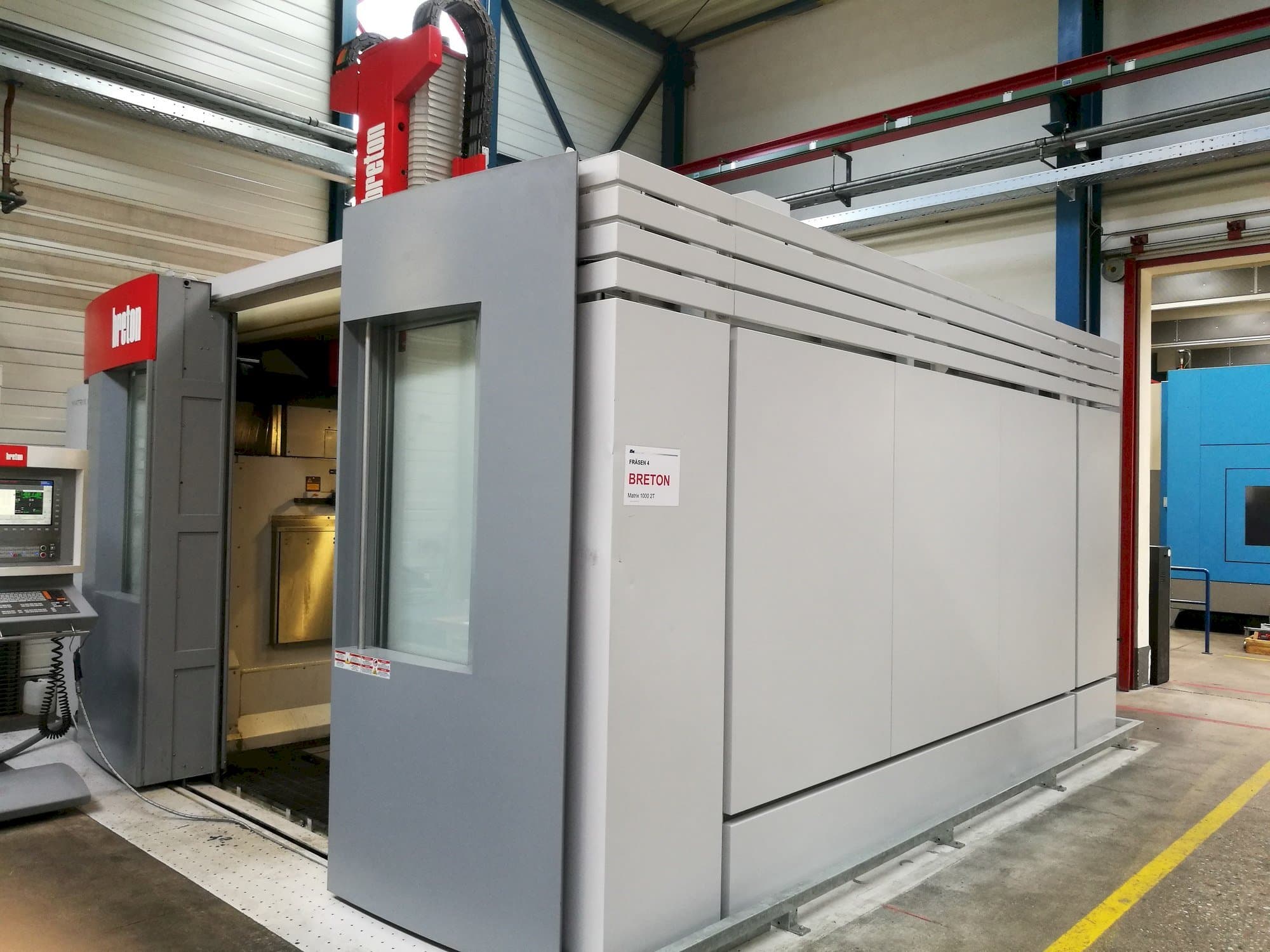Front view of Breton Matrix 1000 2T DY machine