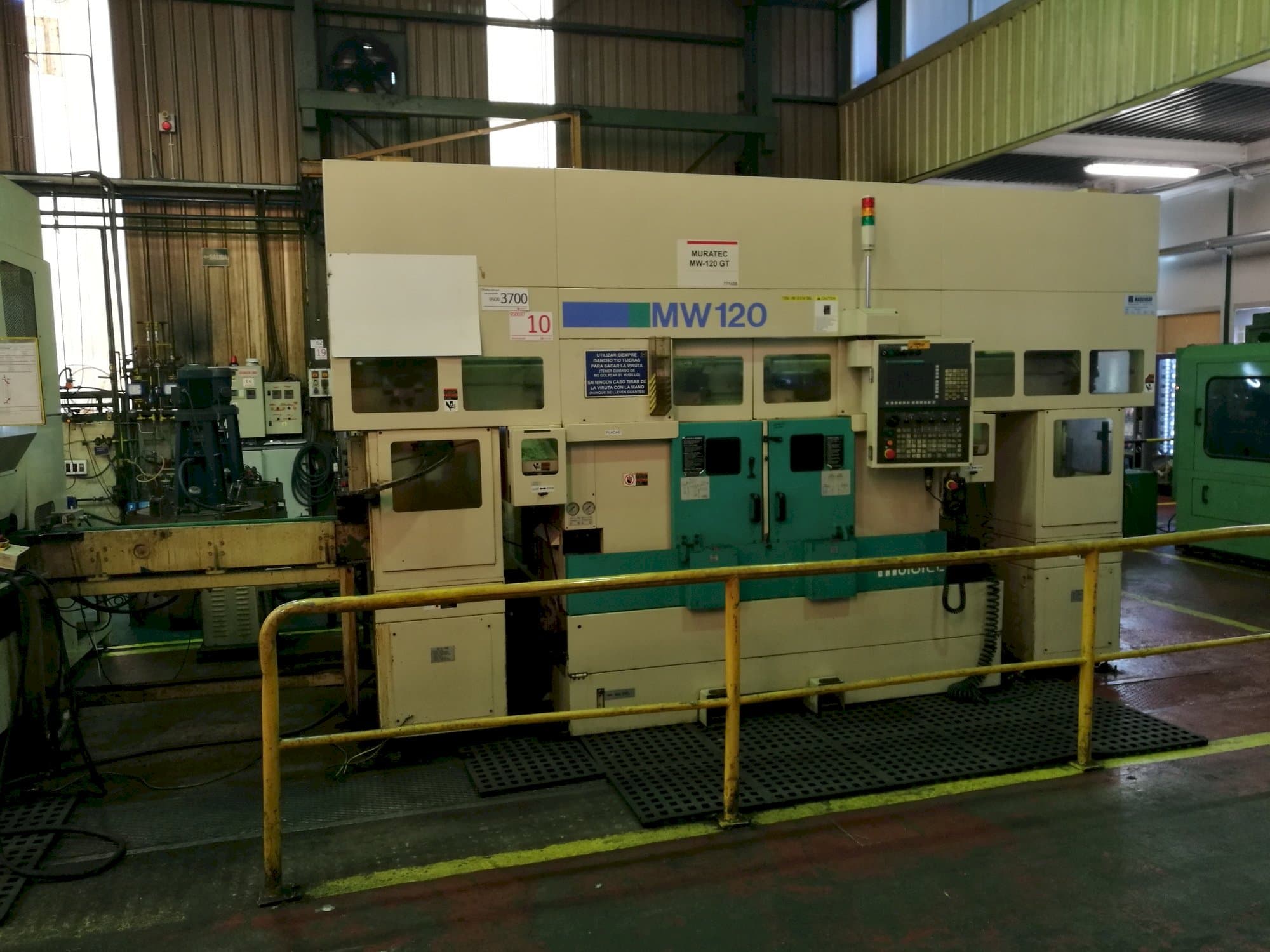 Front view of Muratec MW120 machine