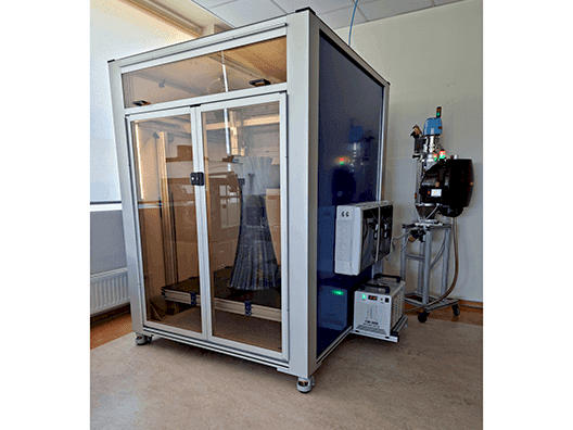 Front view of Terracubed T1000 machine