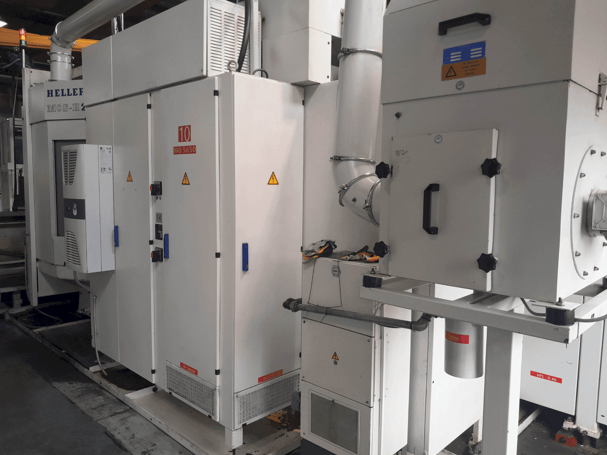 Front view of HELLER MCS-H 250  machine
