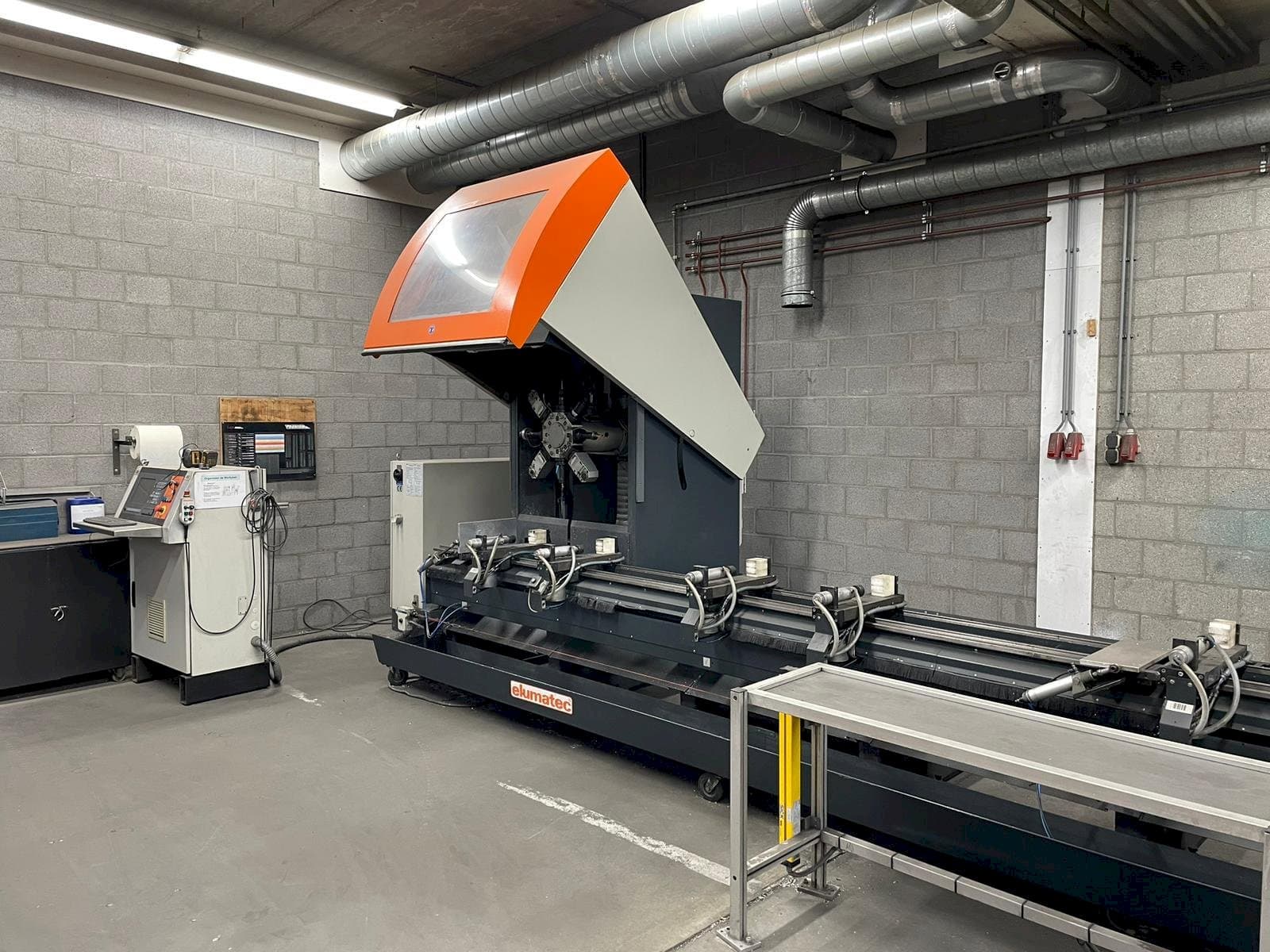 Front view of Elumatec RBF 8 machine