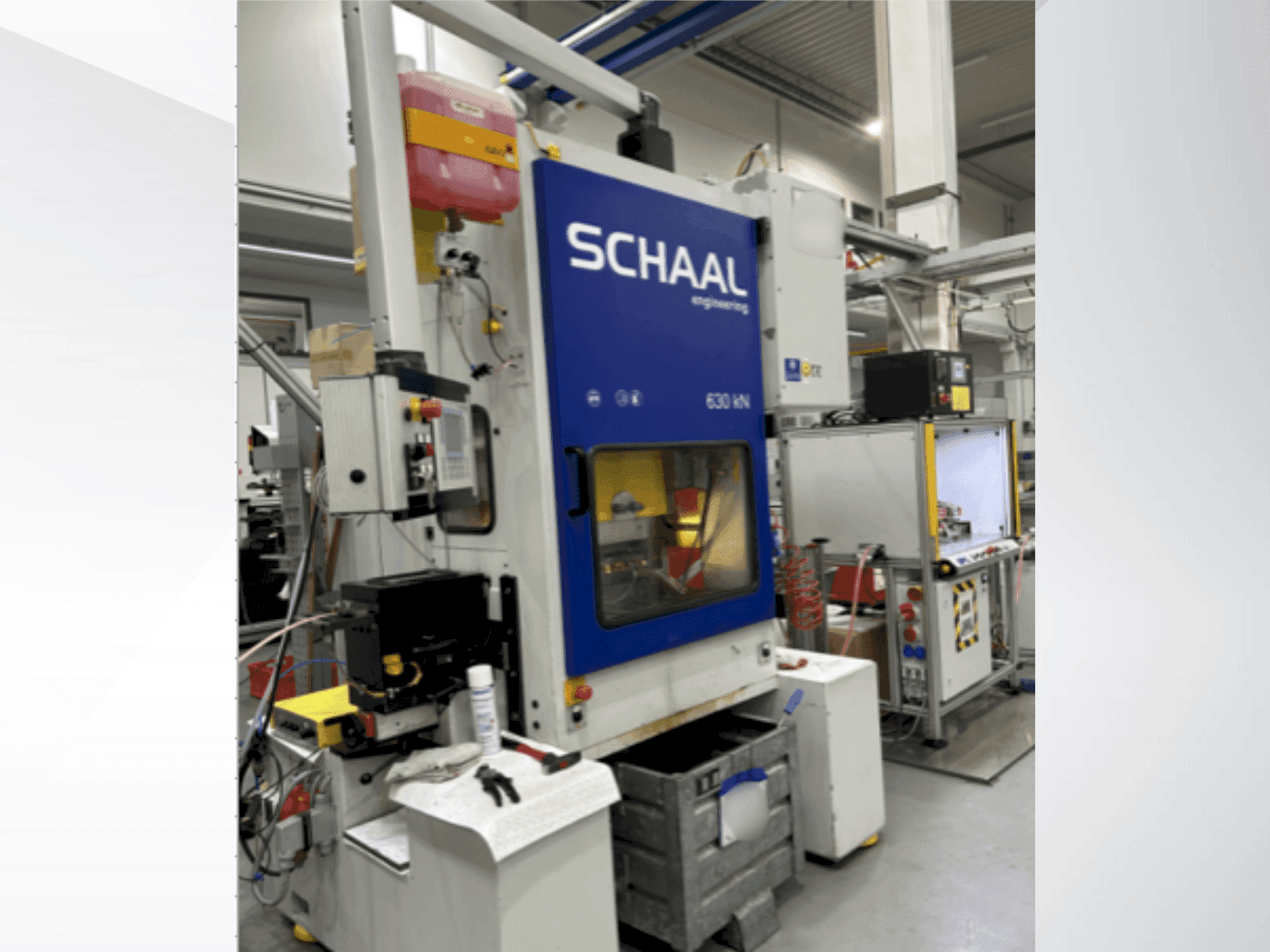 Front view of SCHAAL SEP63N  machine