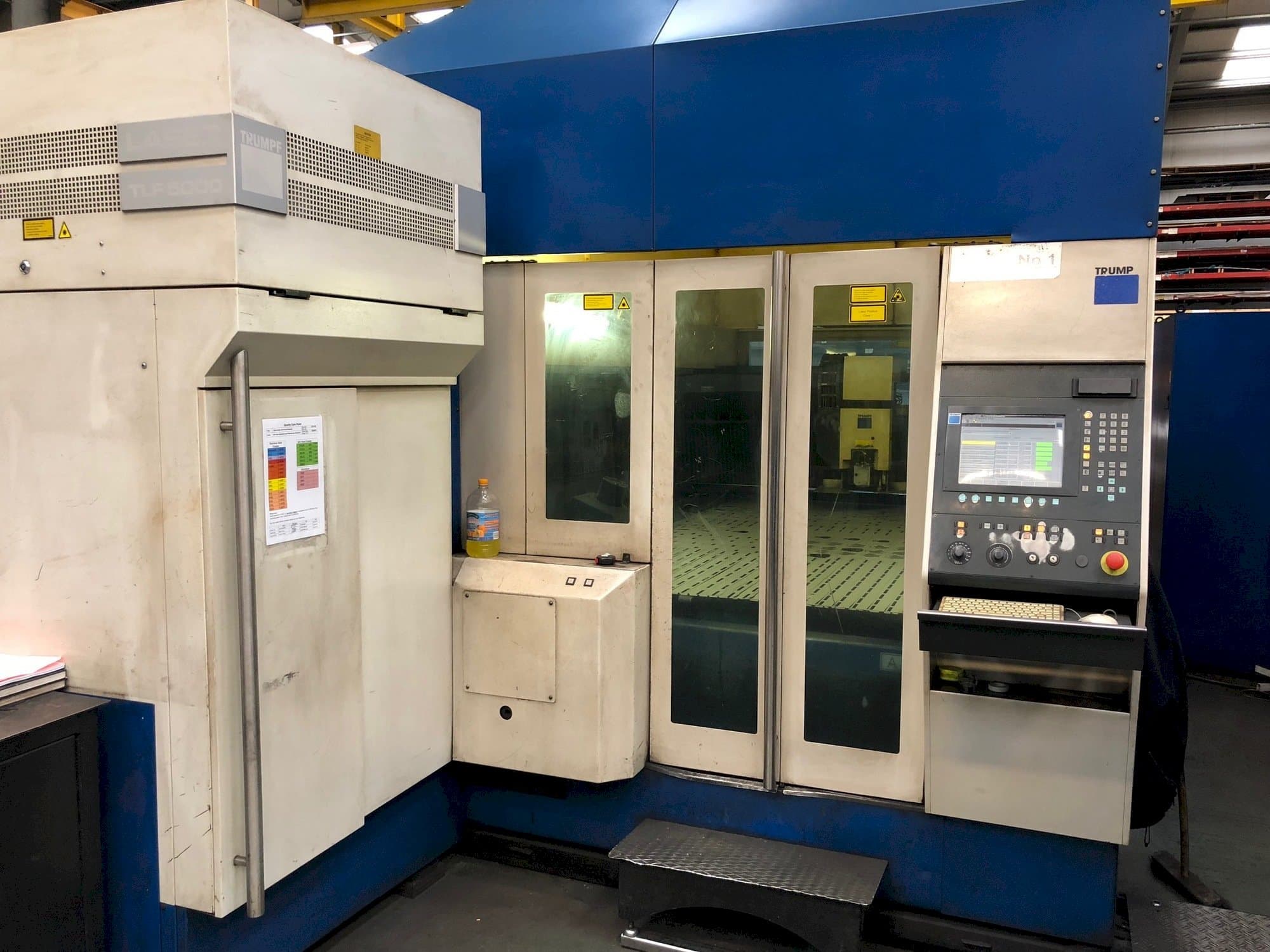 Front view of Trumpf TRUMATIC L3050 machine