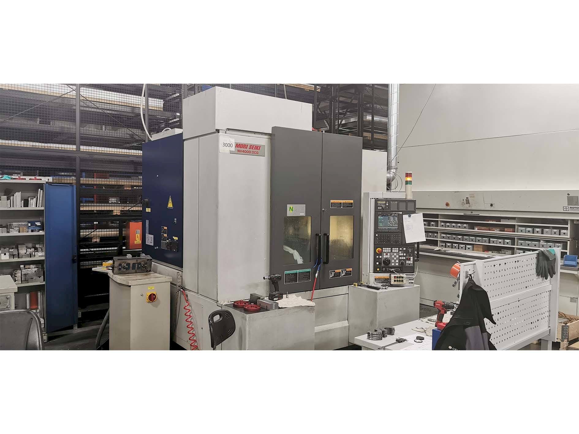 Front view of MORI SEIKI NV4000 machine