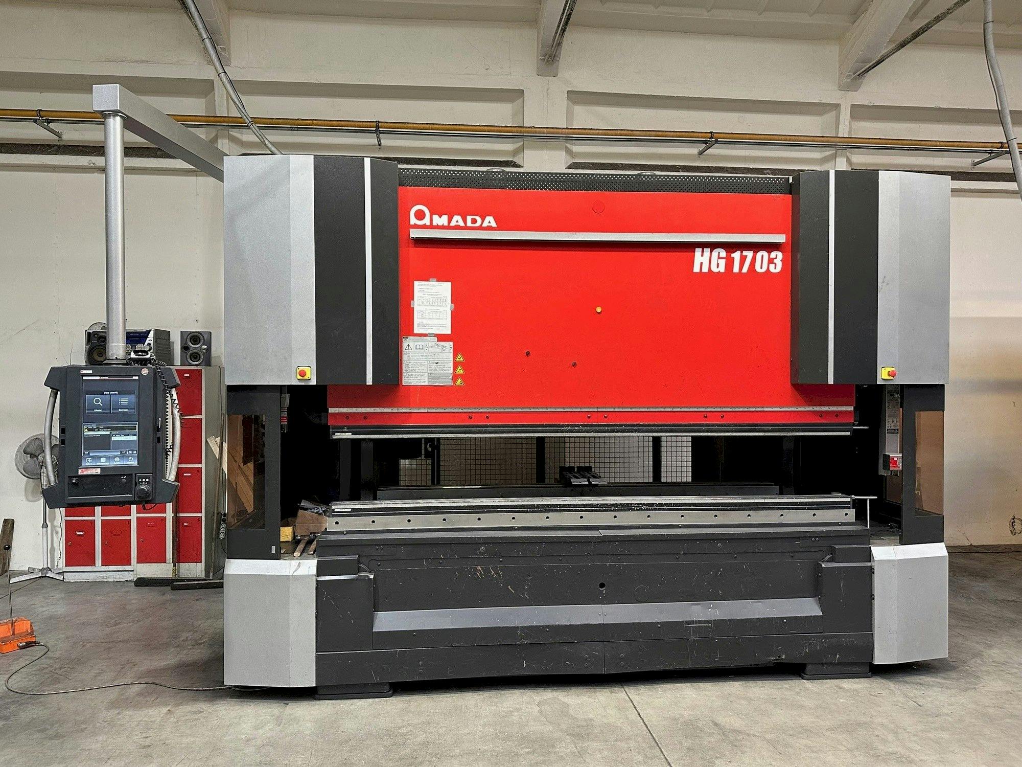 Front view of AMADA HG-1703  machine