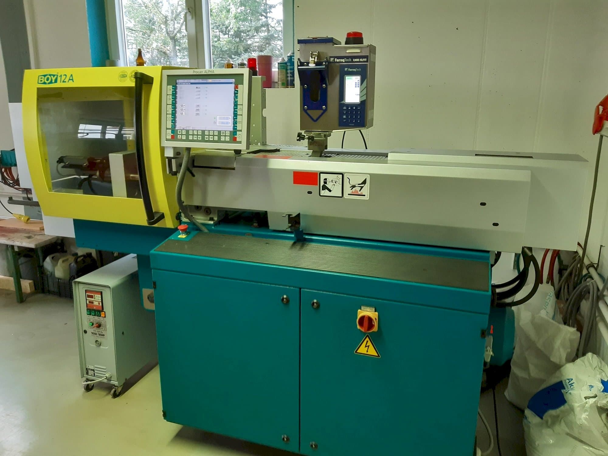 Front view of BOY 12A machine