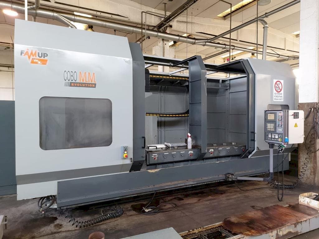 Front view of FAMUP COBO 3000 machine