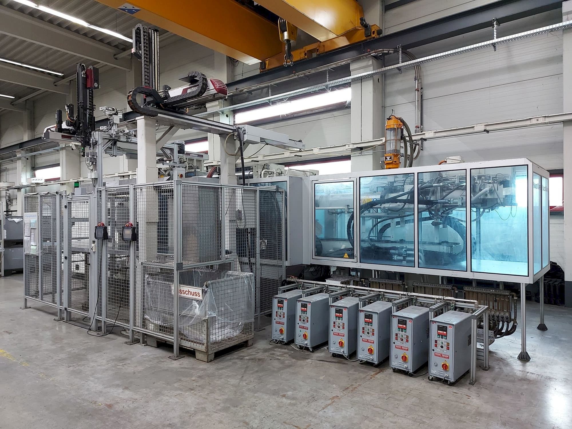 Front view of Krauss Maffei 650 Tandem machine