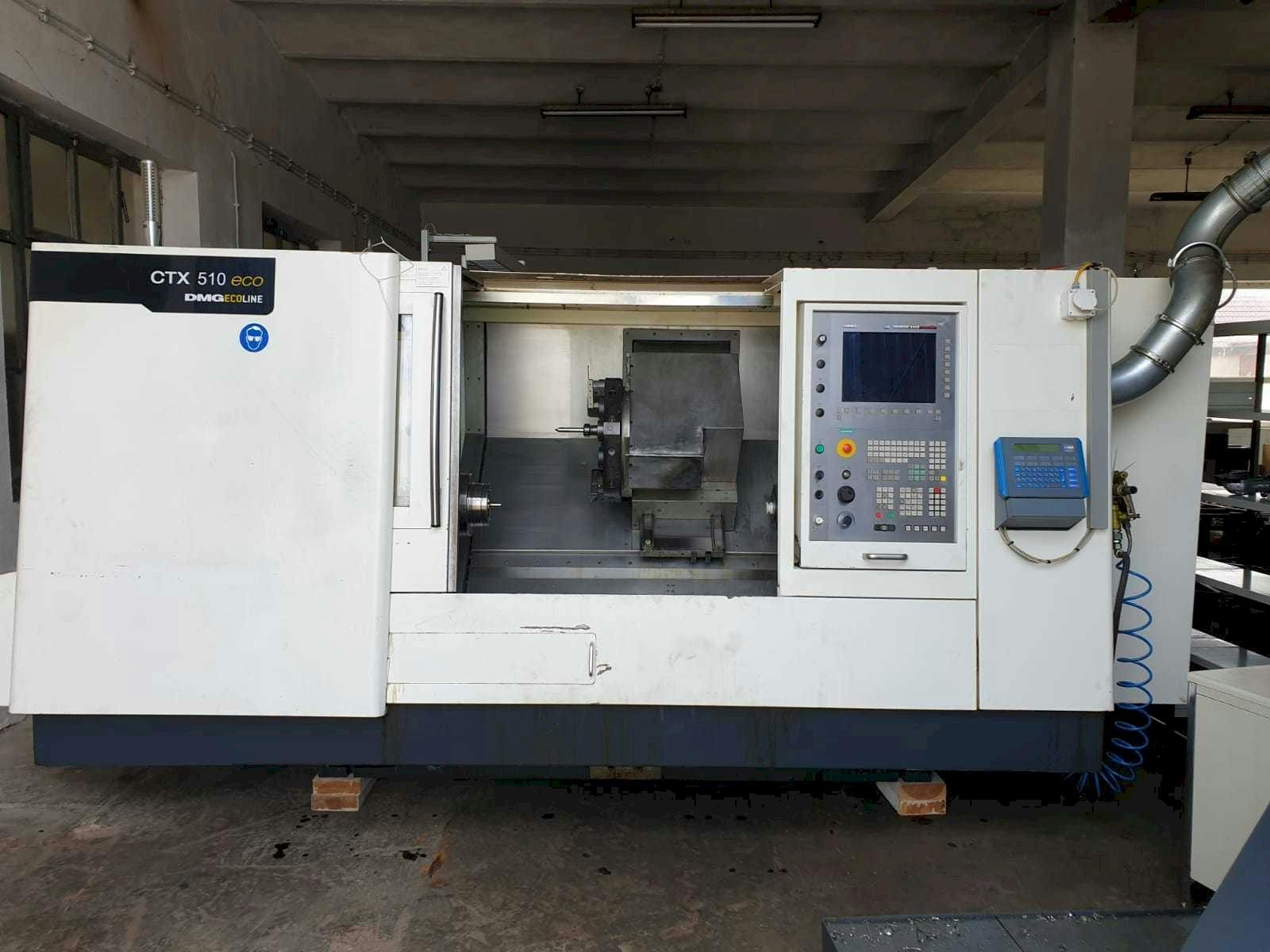 Front view of DMG MORI CTX510 eco V3  machine