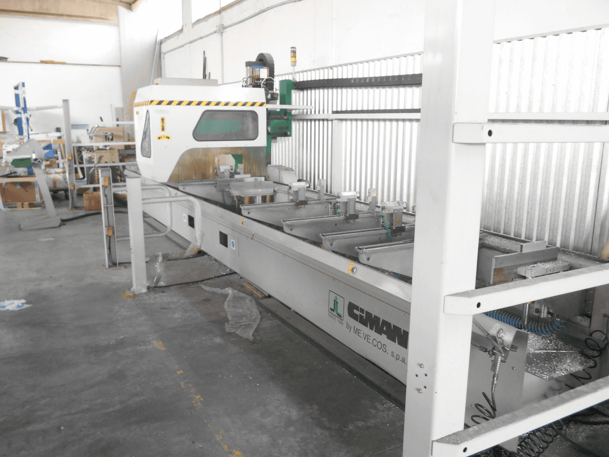 Front view of CIMAN Mizak 6.7 twin  machine