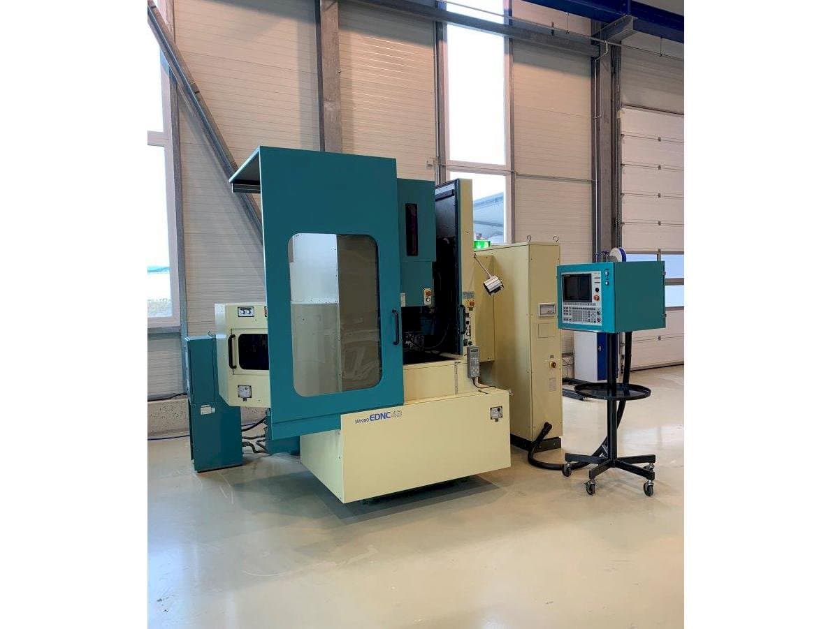 Front view of Makino EDNC43 machine