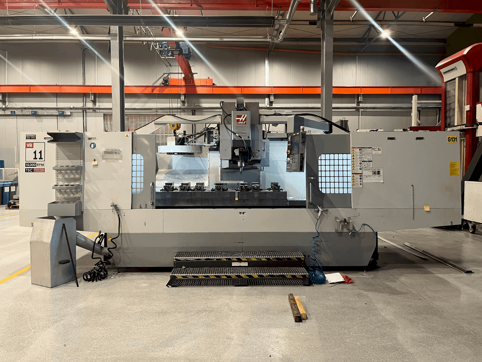 Front view of HAAS VR-11B machine