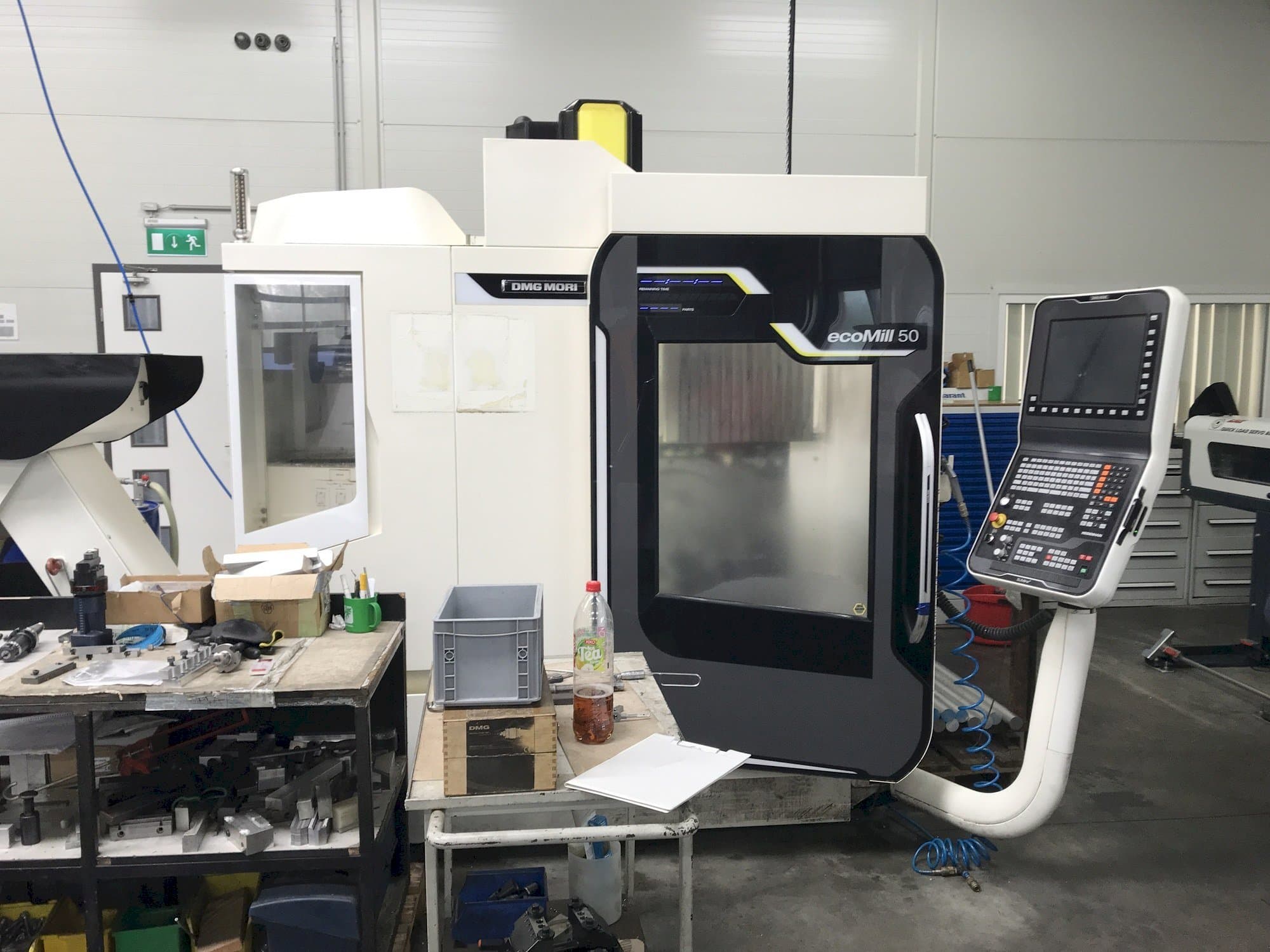 Front view of DMG MORI Ecomill 50 machine