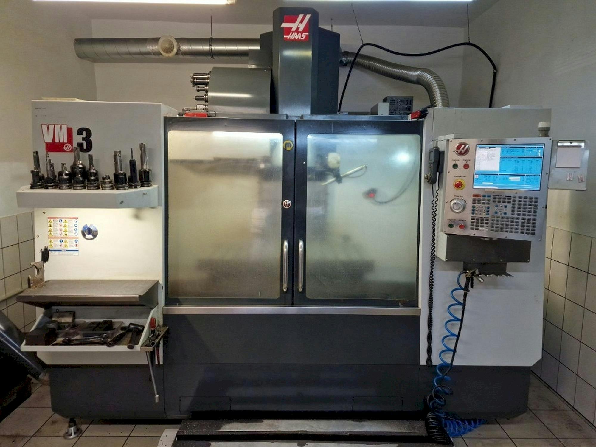 Front view of HAAS VM-3  machine
