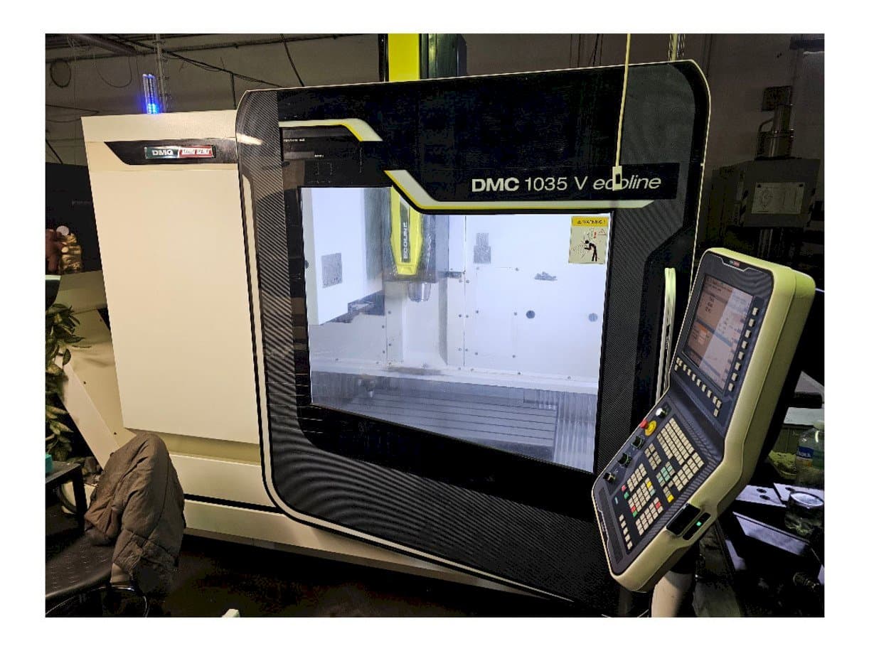 Front view of DMG DMC 1035 V ecoline machine