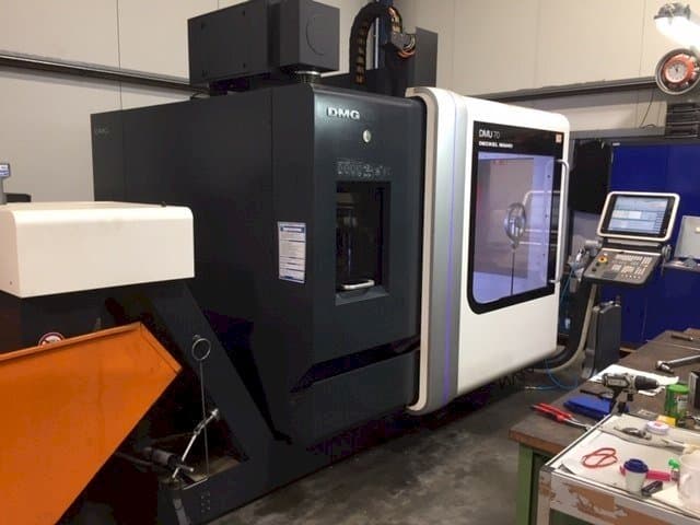 Front view of DECKEL MAHO DMU 70 machine