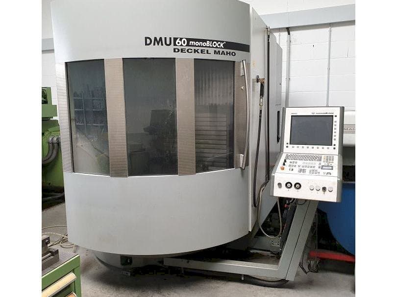Front view of DECKEL MAHO DMU 60 MonoBlock machine