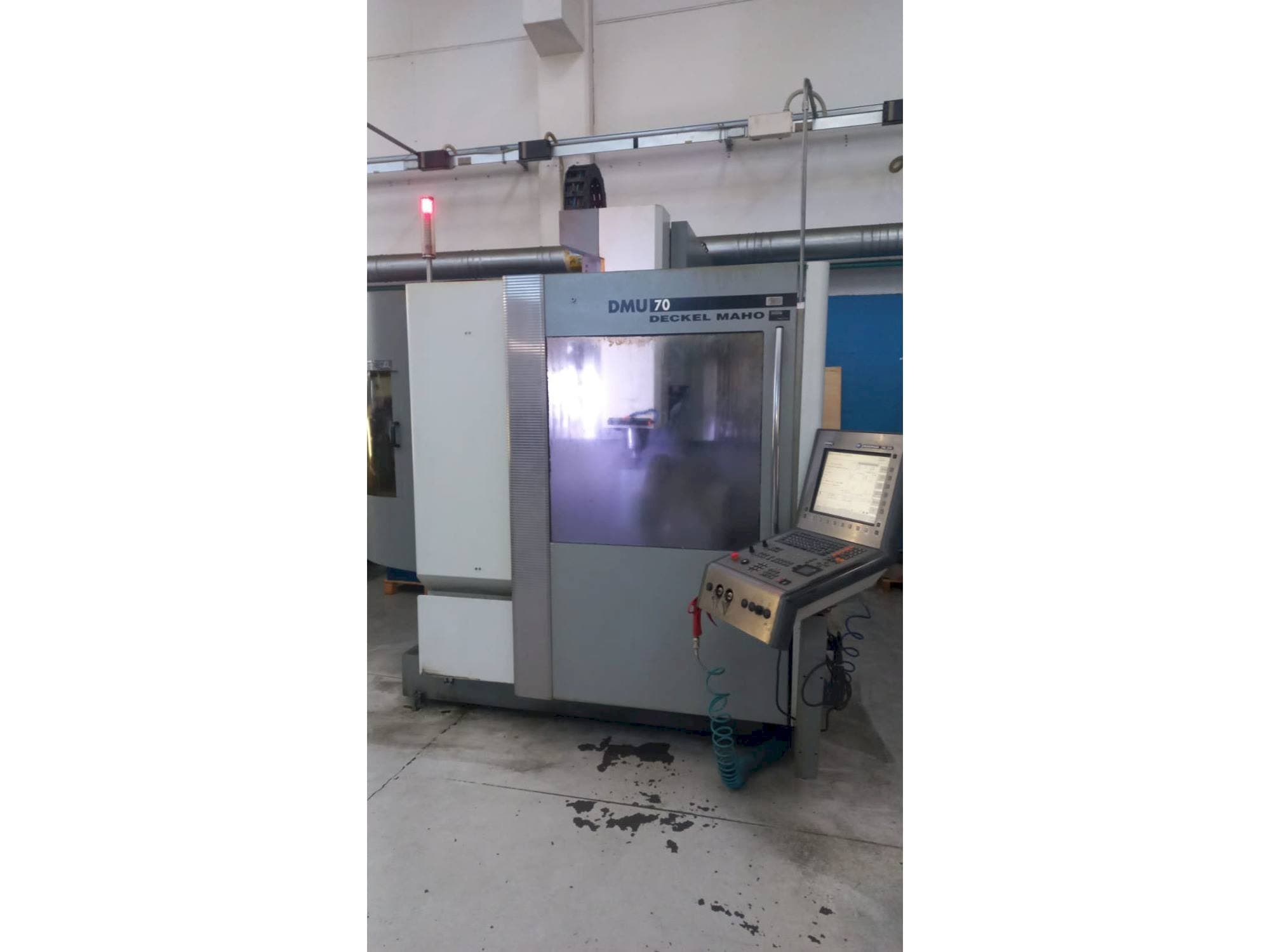 Front view of DMG machine