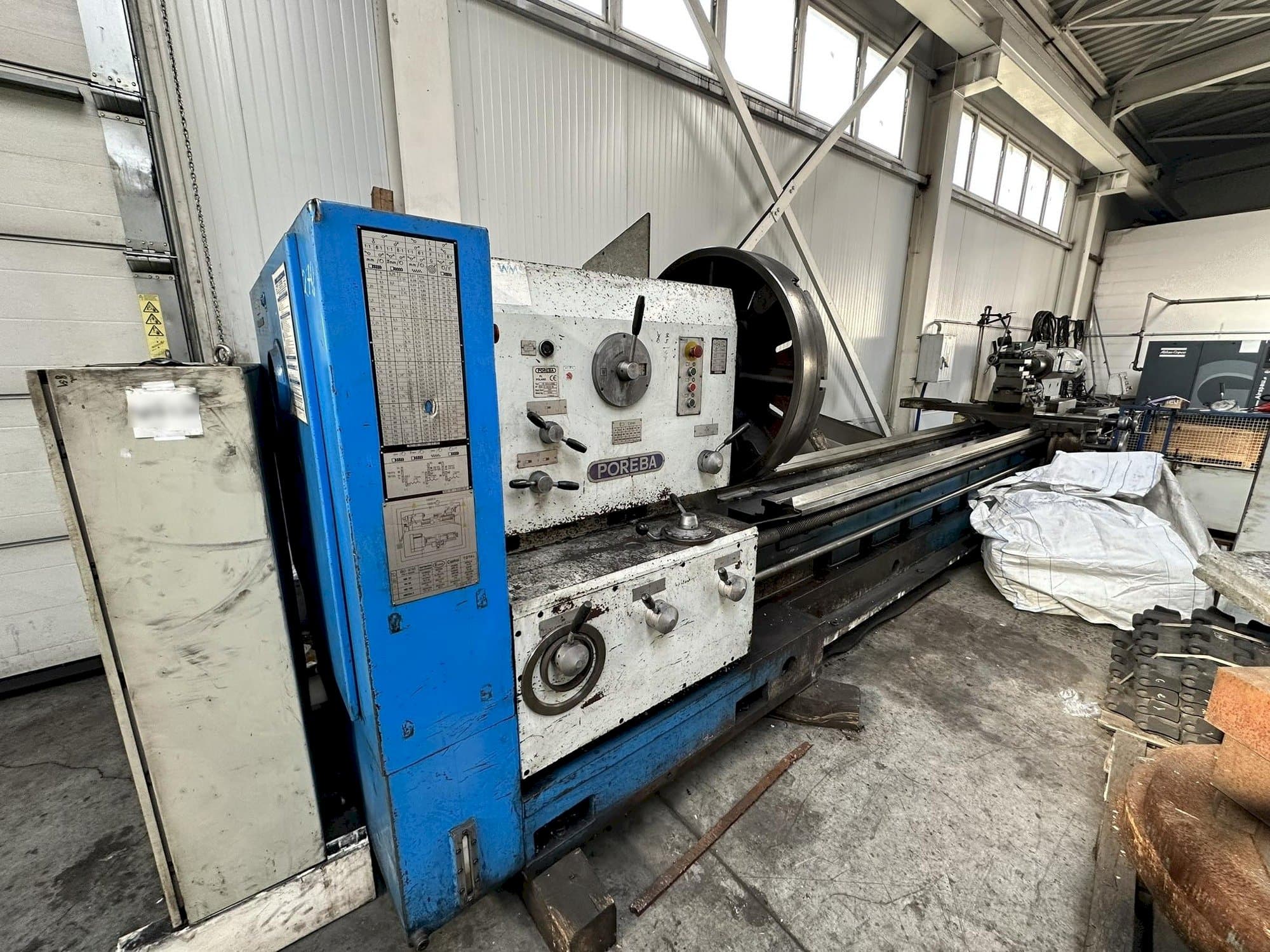 Front view of Poreba TR 115 B3 x 5000 machine
