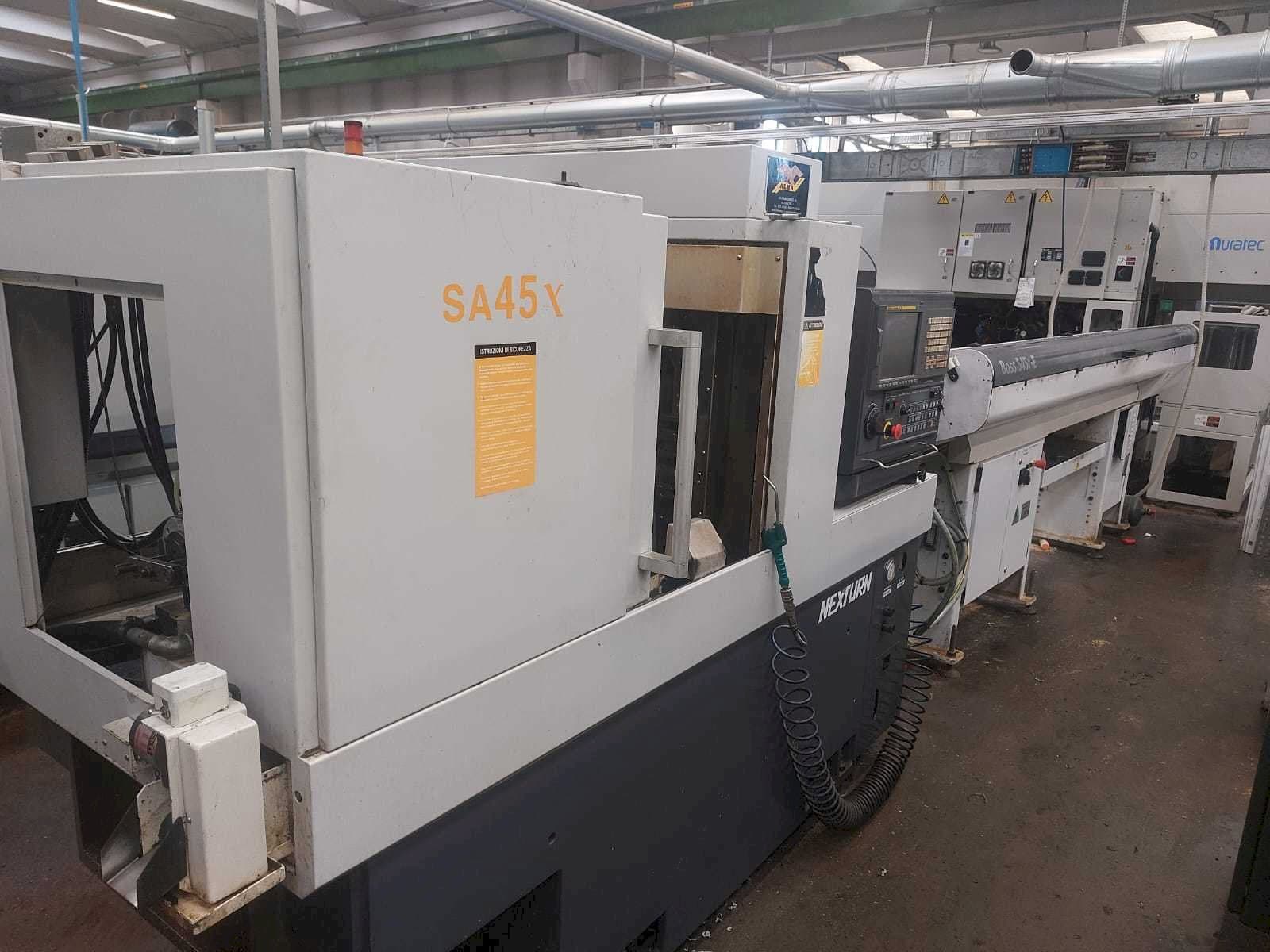 Left side view of Nexturn SA 45X machine