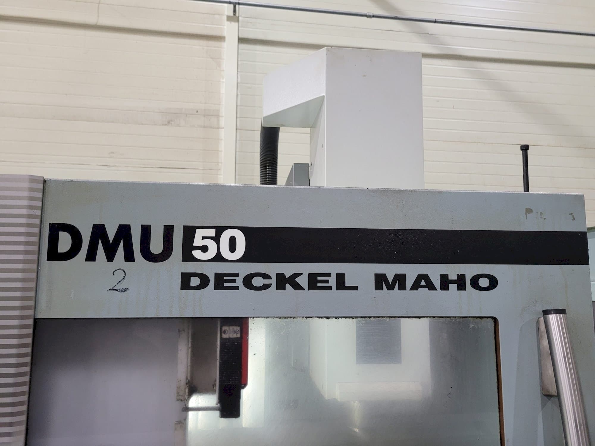 Front view of DECKEL MAHO DMU 50 machine