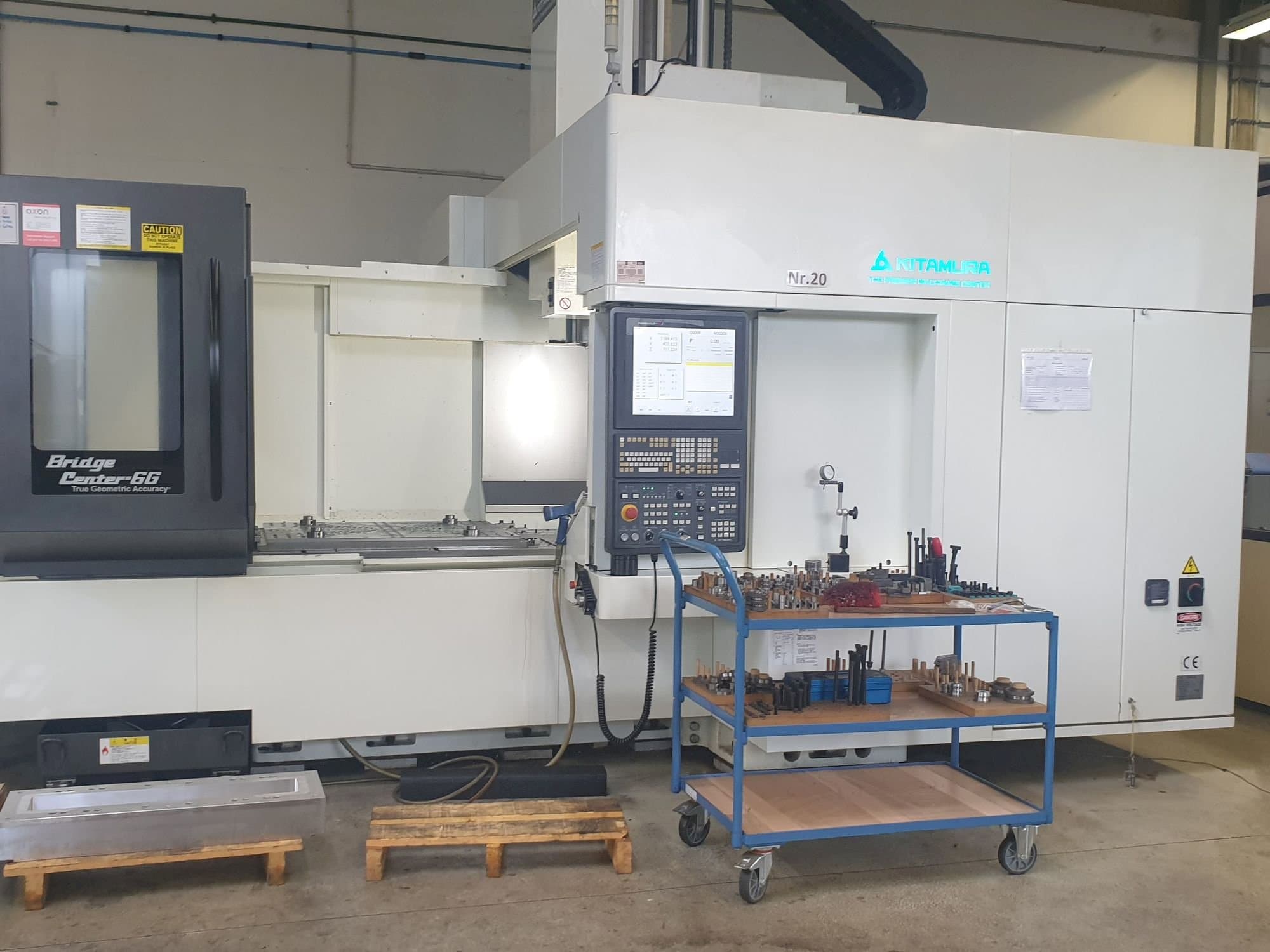 Front view of Kitamura Bridge Center 6G machine