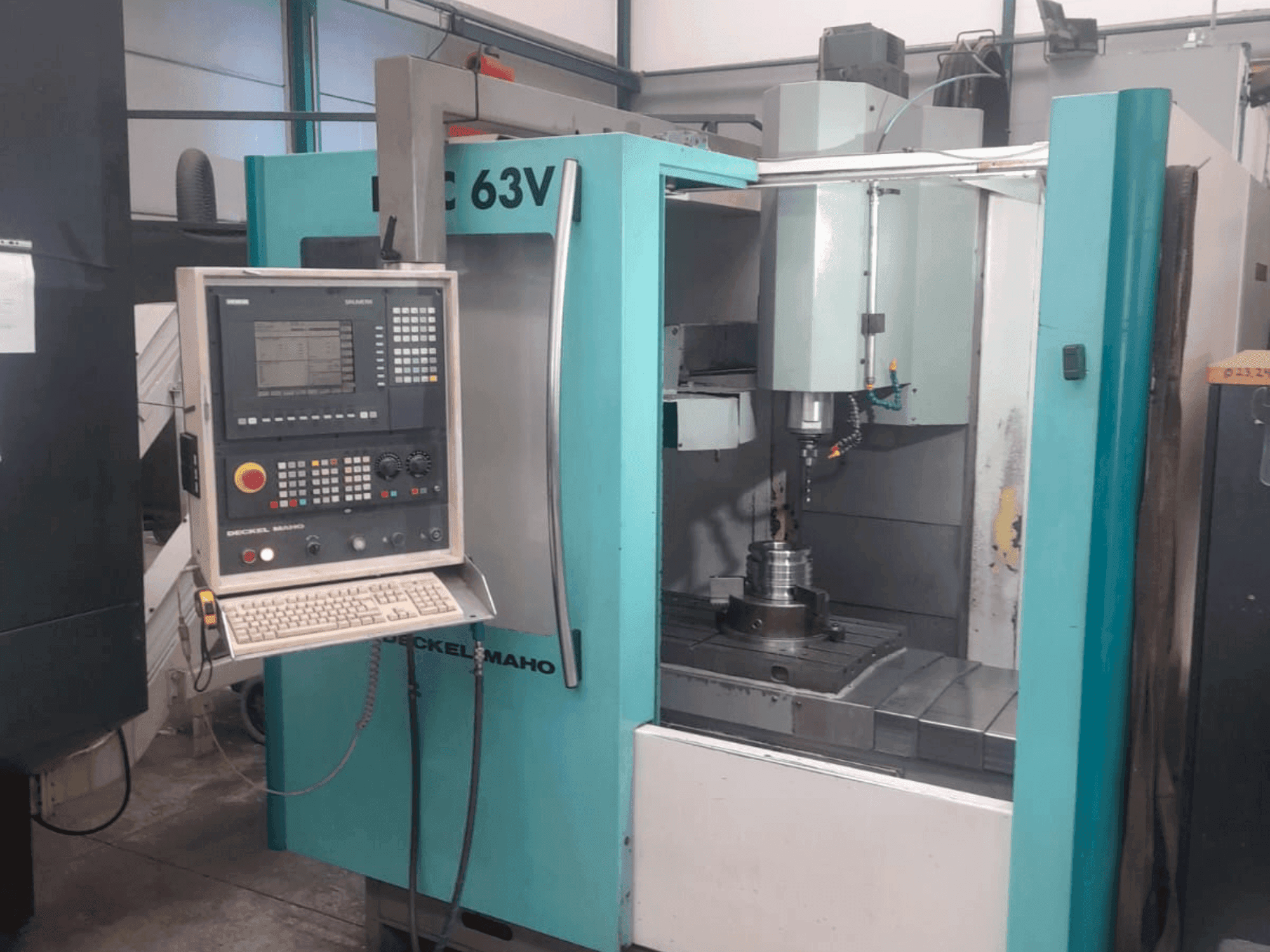 Front view of DECKEL DMC-63V  machine