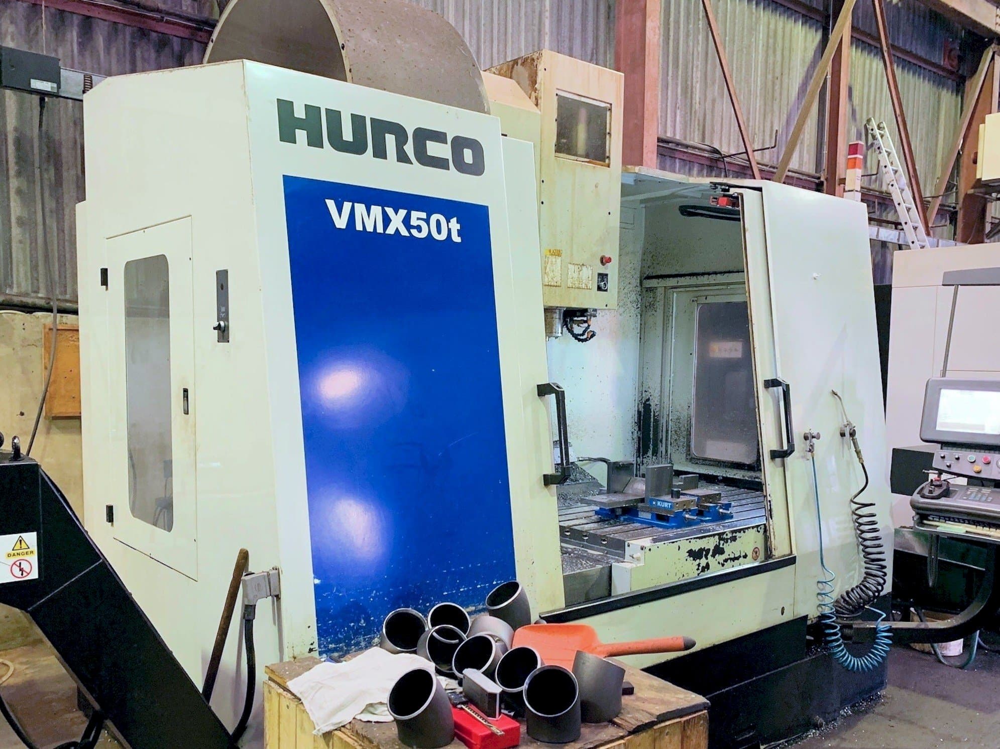 Front view of Hurco VMX 50T machine